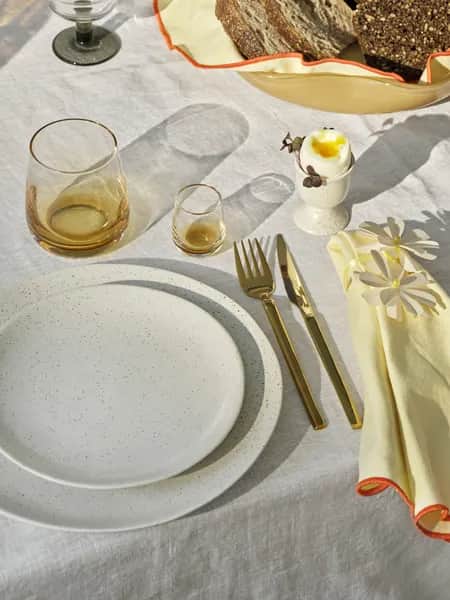 Broste Copenhagen Vandglas Amber Drikkeglas i 35 cl, 2