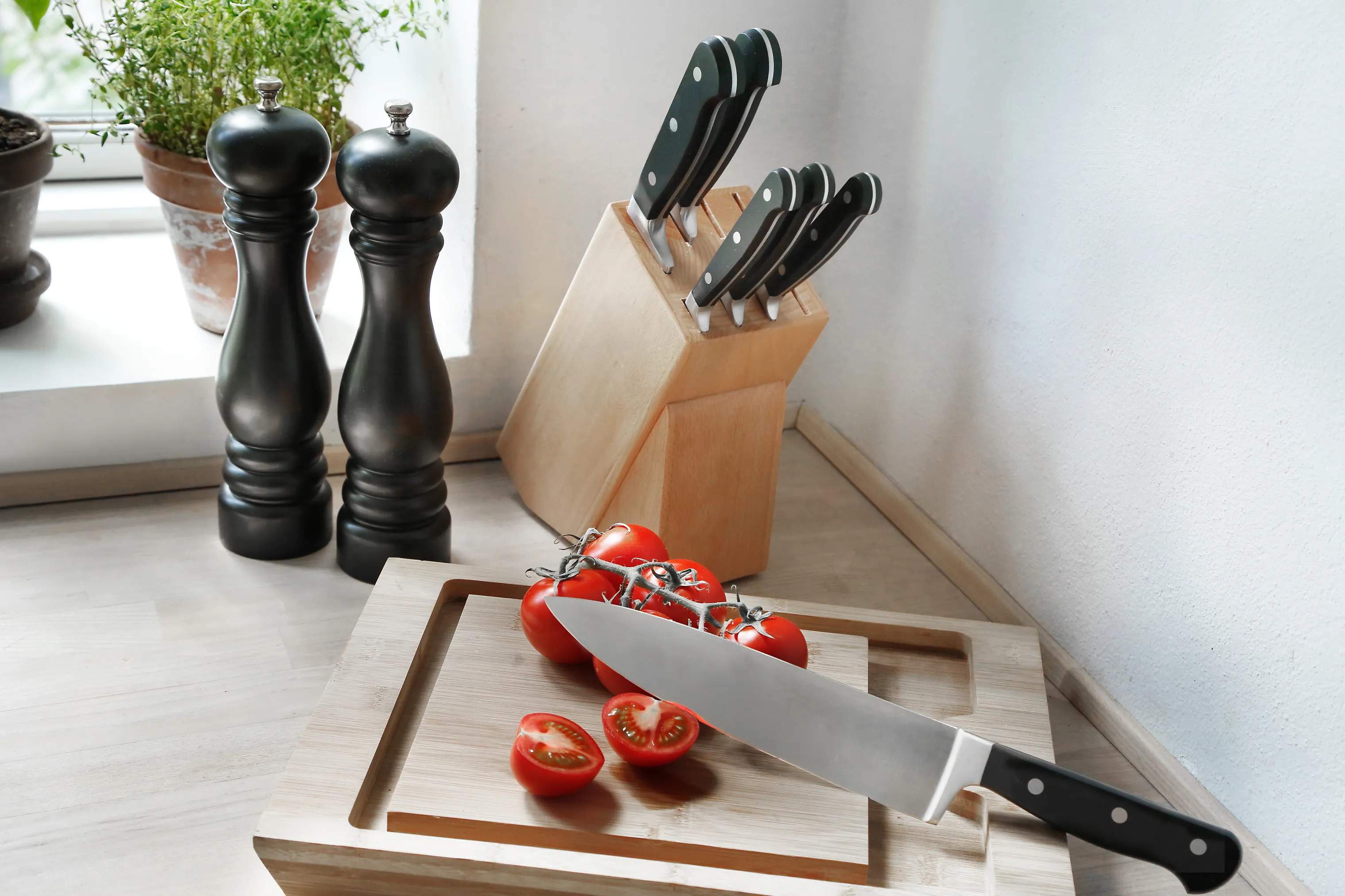 Cook & Baker Knivblokke Knivblok i Bøg, 2