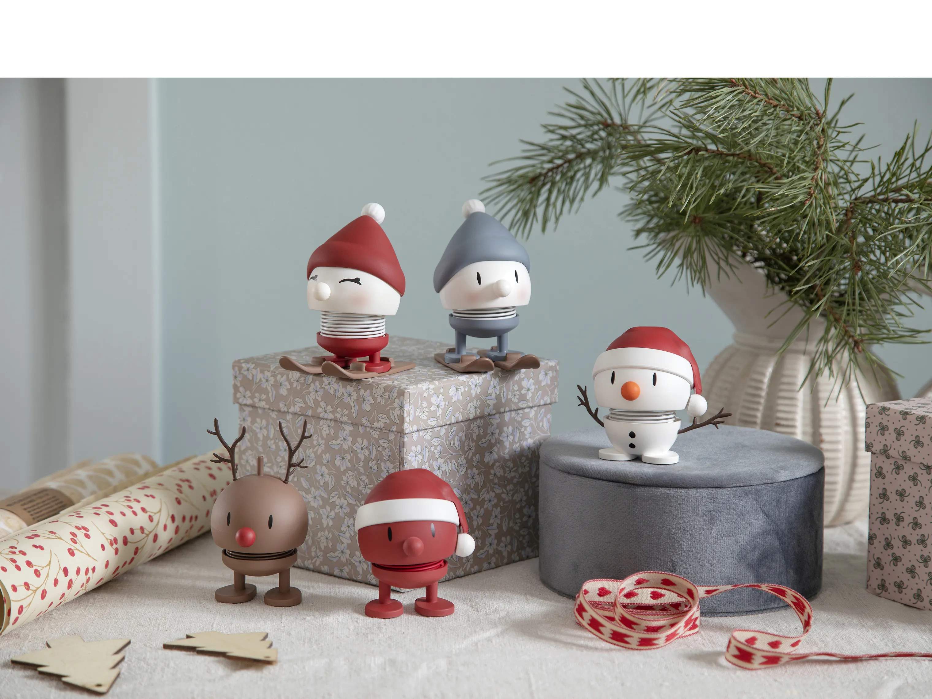 Hoptimist Julefigurer Hoptimist Soft Santa Snowman i White, 2