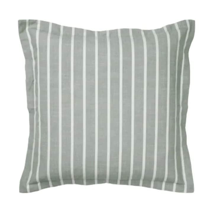 Broste Copenhagen Pyntepudebetræk Marta Pudebetræk i Agave Green/Light Beige, 1