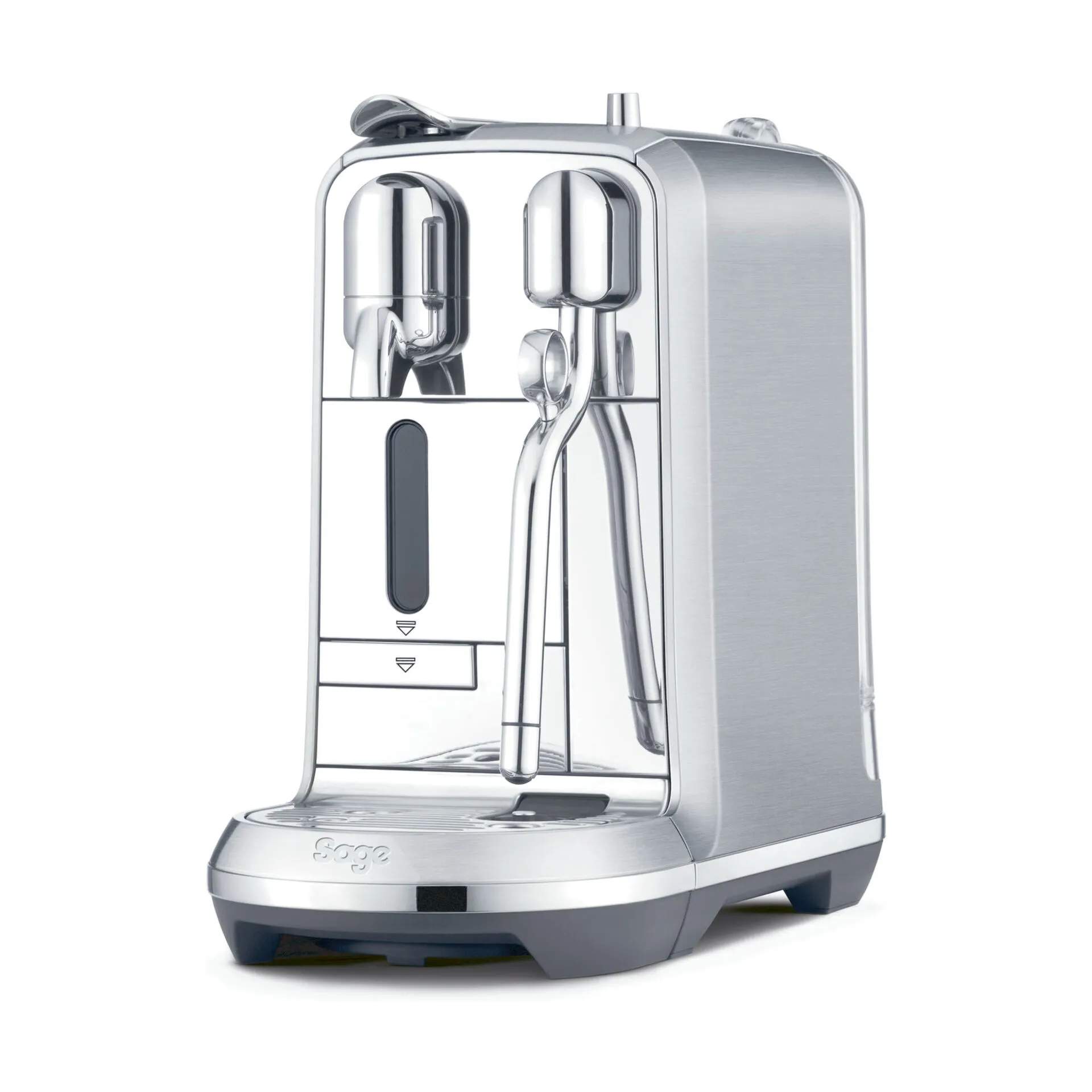 Sage kapselmaskiner SNE 800 Kapsel Kaffemaskine i Brushed Stainless Steel, 1