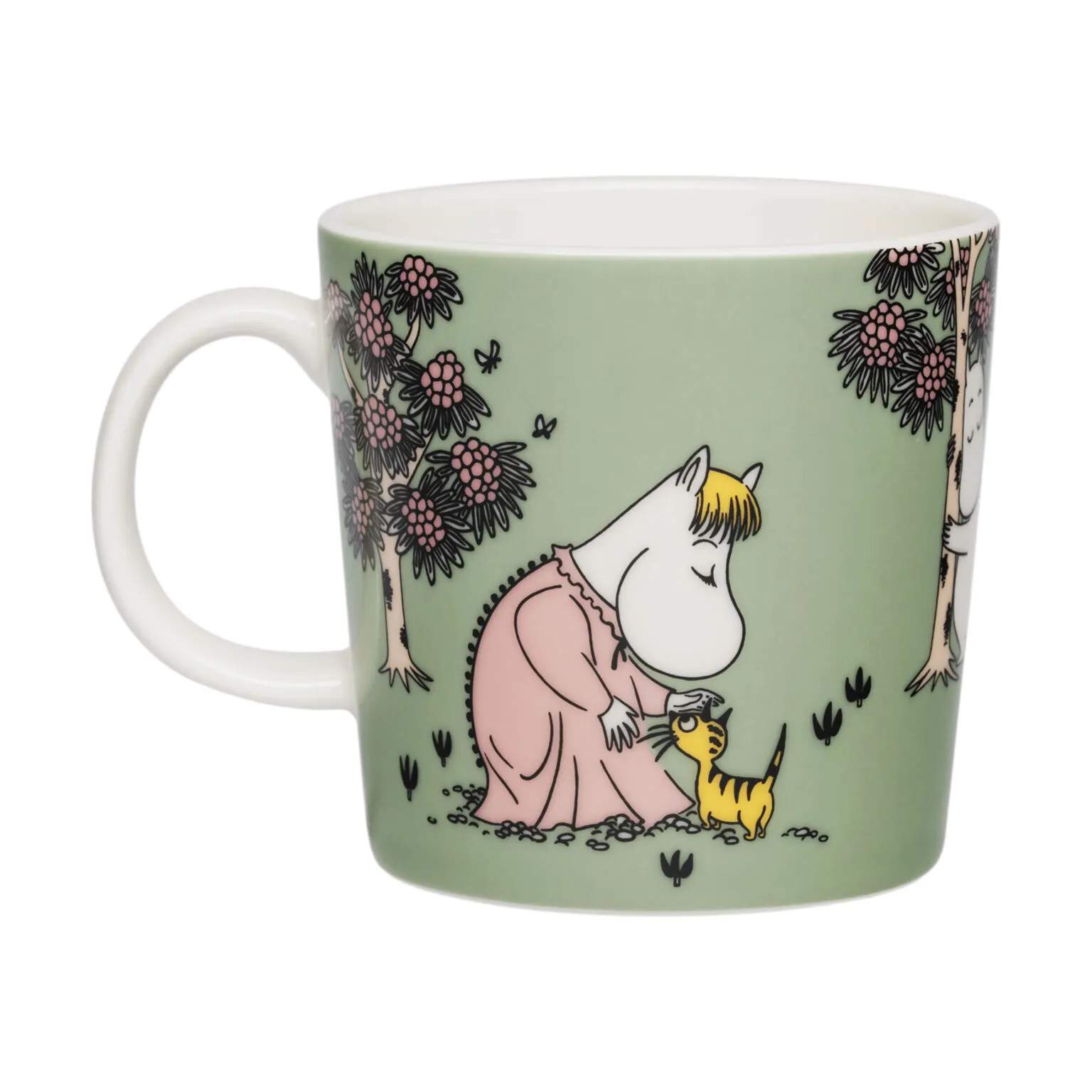 Moomin Arabia Krus og kopper med hank Kærester + Kærlig omsorg Krus - 2 stk. i Multifarvet, 2
