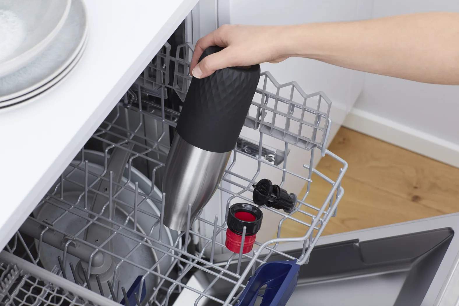 Tefal Termoflasker Bludrop Sleeve Termoflaske i Stål / Sort, 9