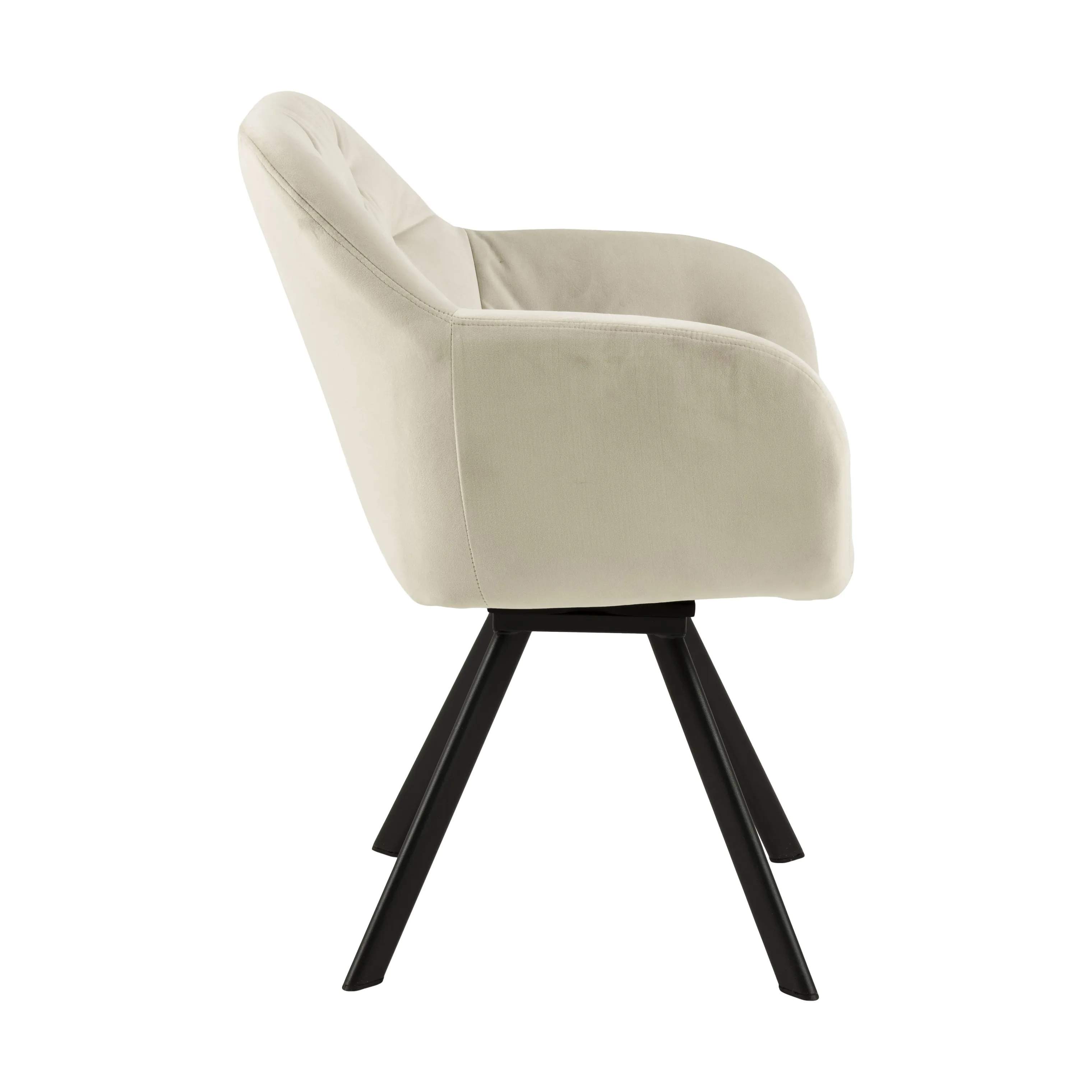 CASA Living Spisebordsstole Lola Spisebordsstol i Sandfarve, 5