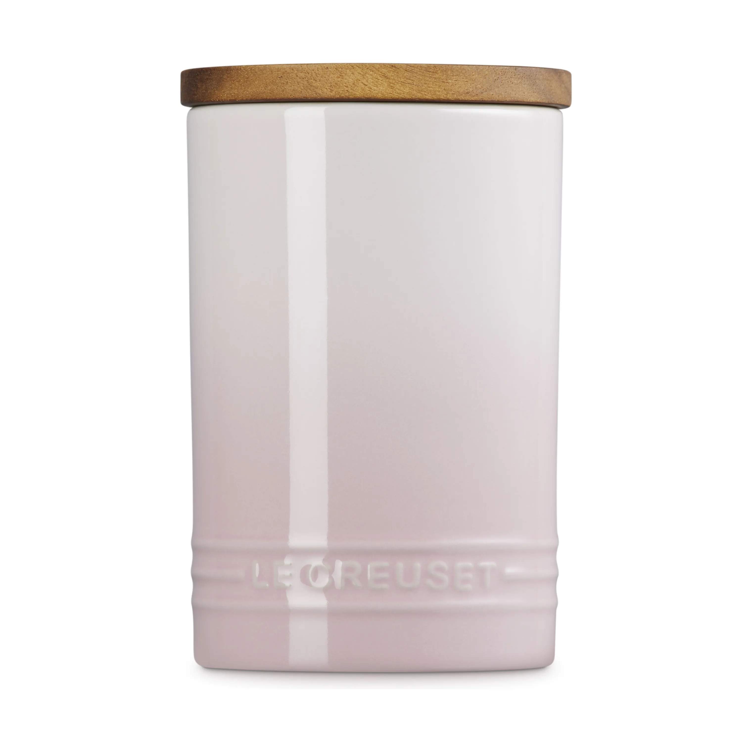 Le Creuset Opbevaringskrukker Signature Opbevaringskrukke m. Låg i Shell Pink, 770 ml, 1