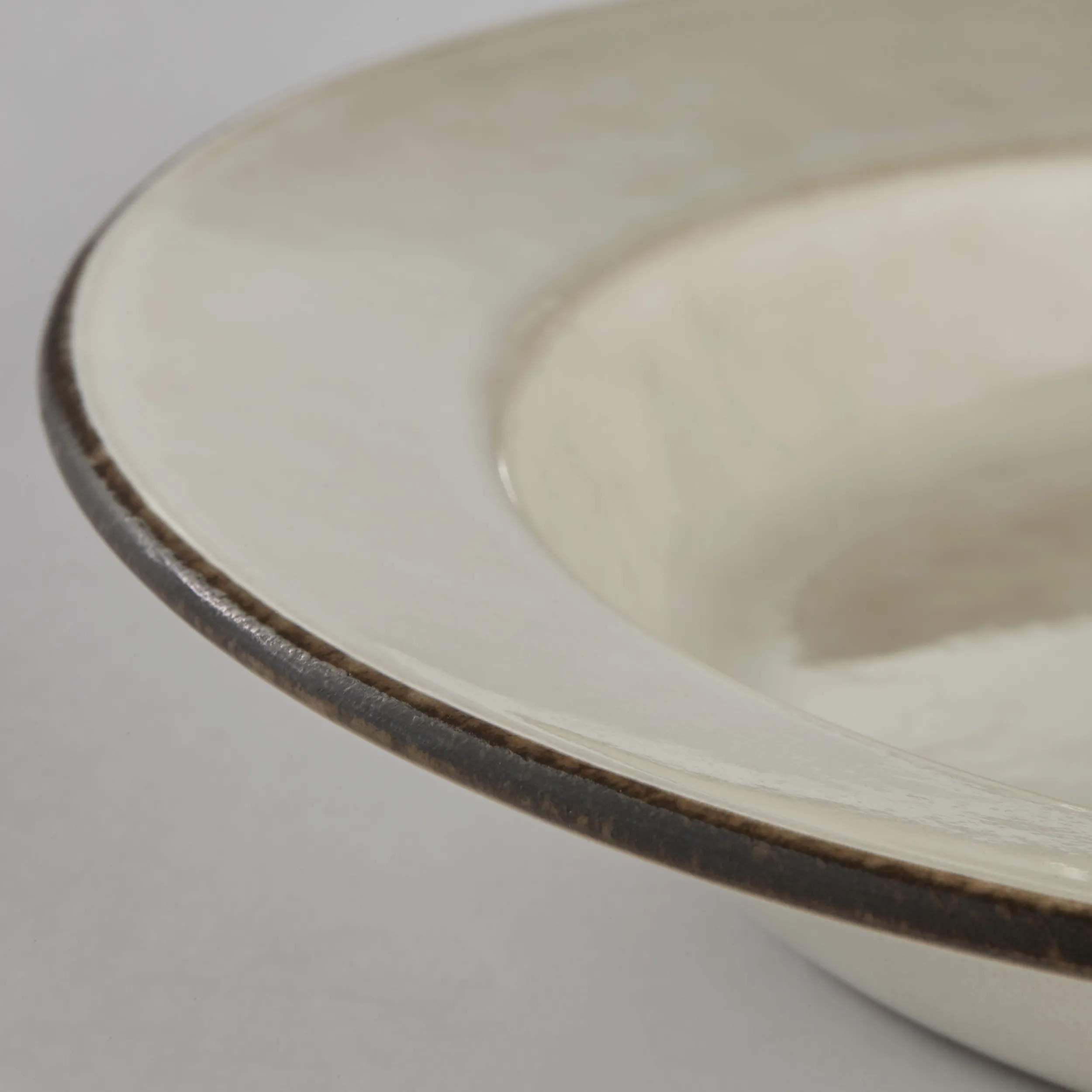 Lene Bjerre Dybe tallerkener Amera Dyb Tallerken i Beige, 2