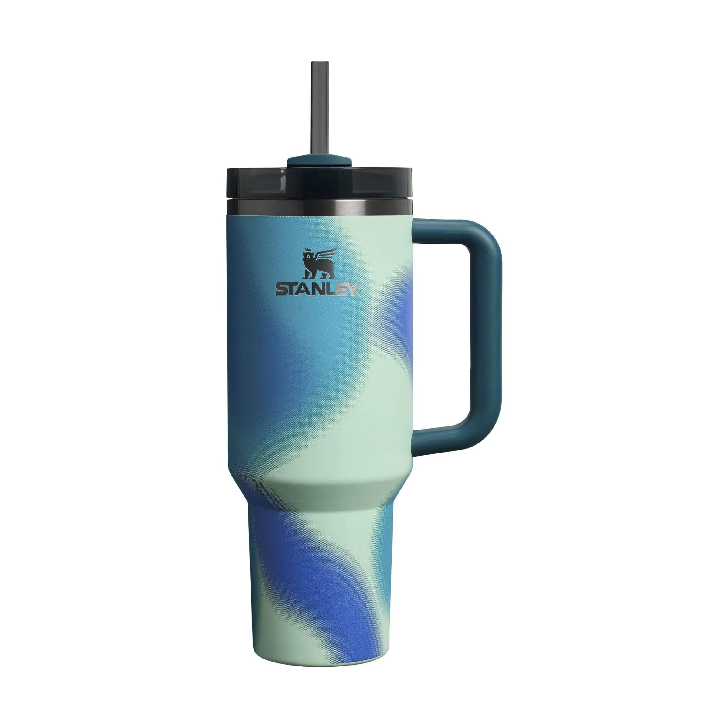 Stanley Quencher Flowstate Tumbler, coastel teal motion, large