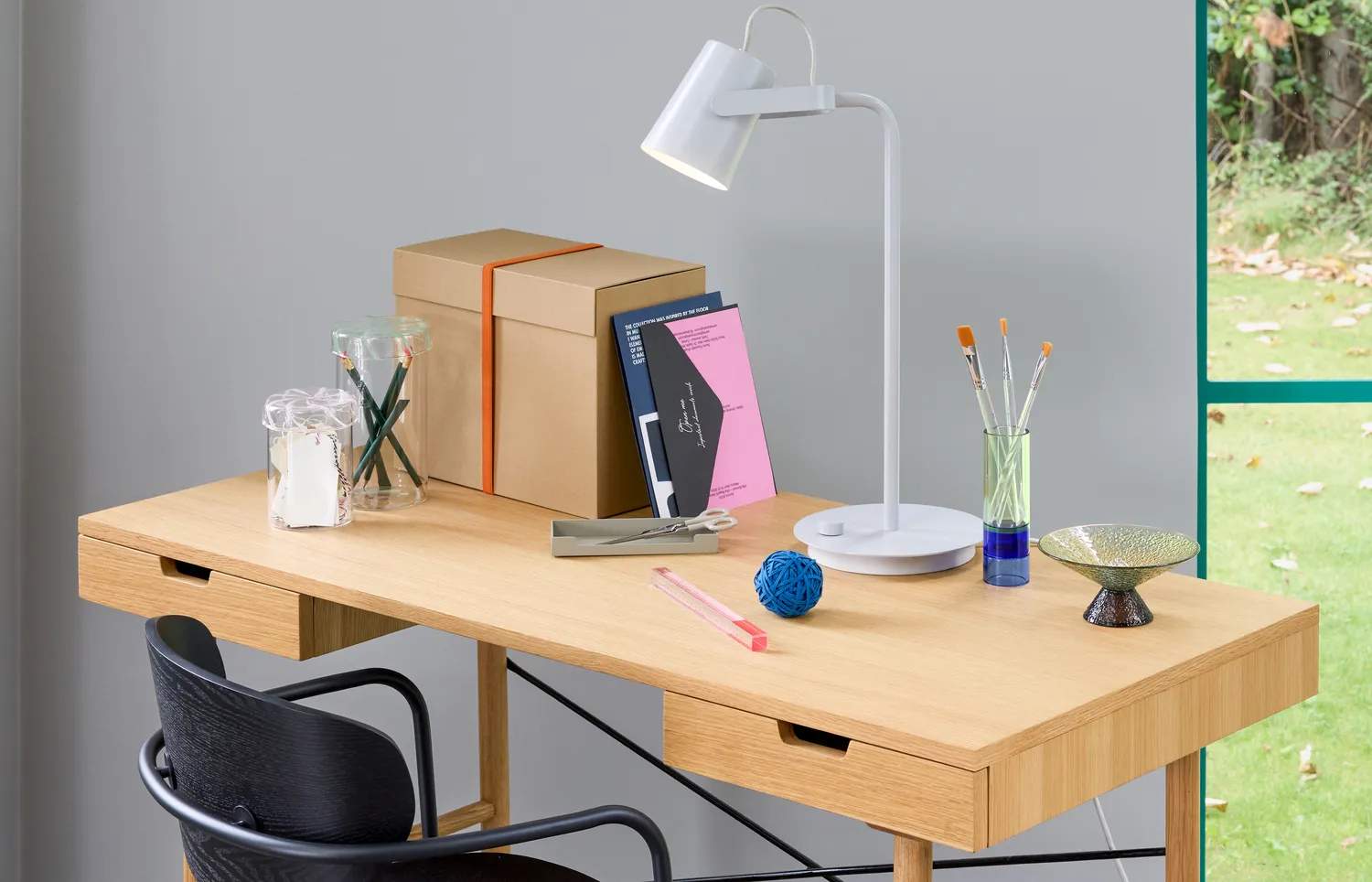 Hübsch Skriveborde Studio Skrivebord i Natur, 2