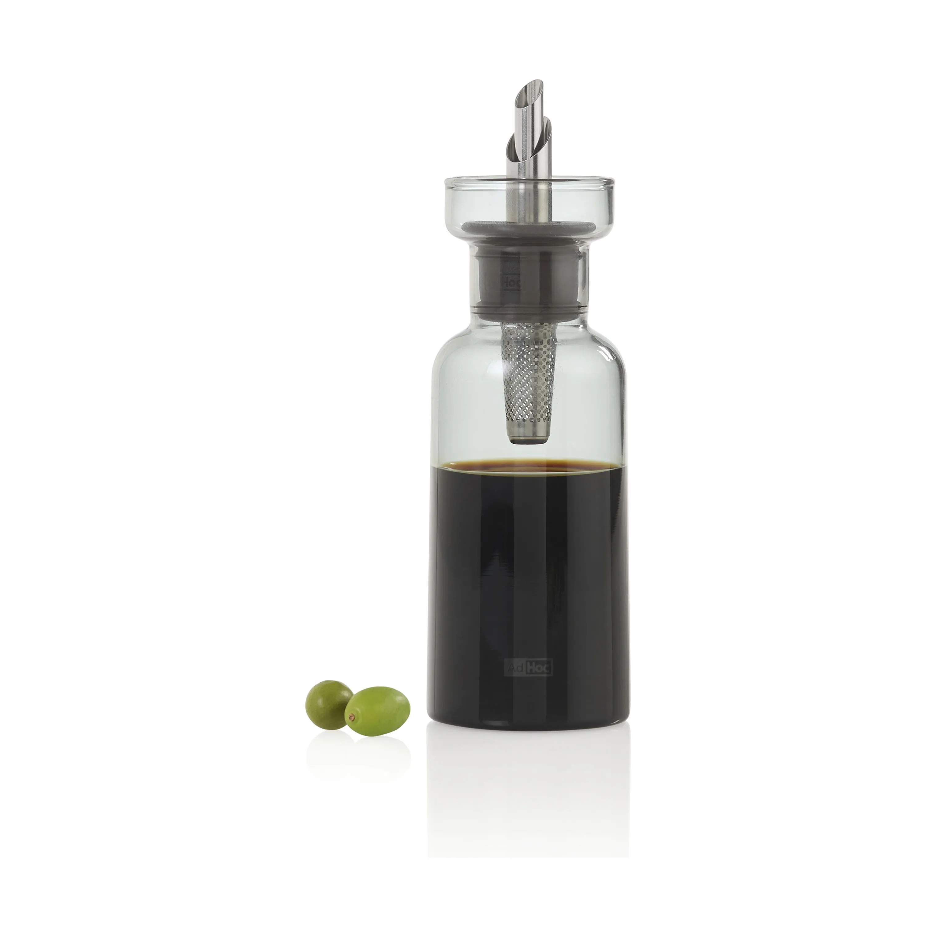AdHoc Olie- og eddikeflasker AromaPour Olie-/eddikedispenser i Grå, 120 ml, 2