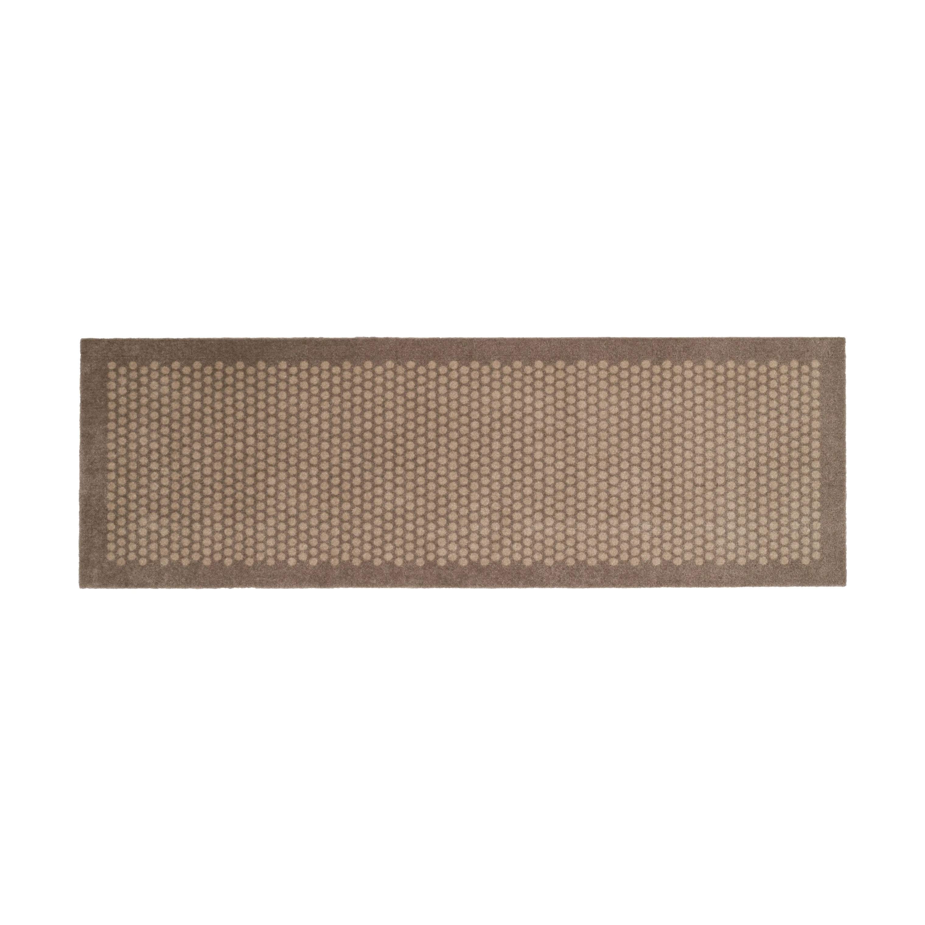 Tica Copenhagen Gulvtæpper Dot Gulvtæppe i Sand/beige, B67 x L200 cm, 1