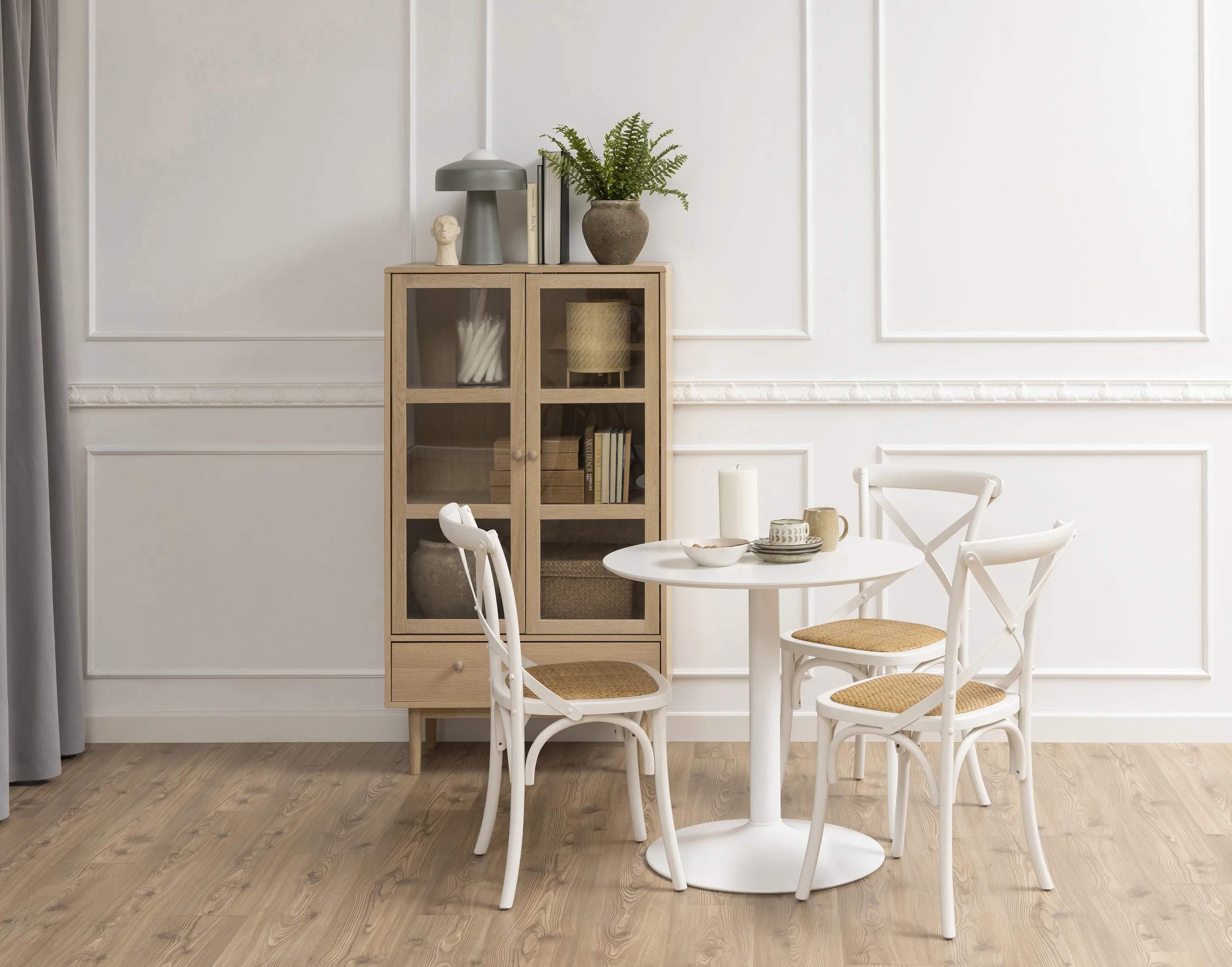 CASA Living Reoler og tilbehør Aston Vitrine i Natur, 3