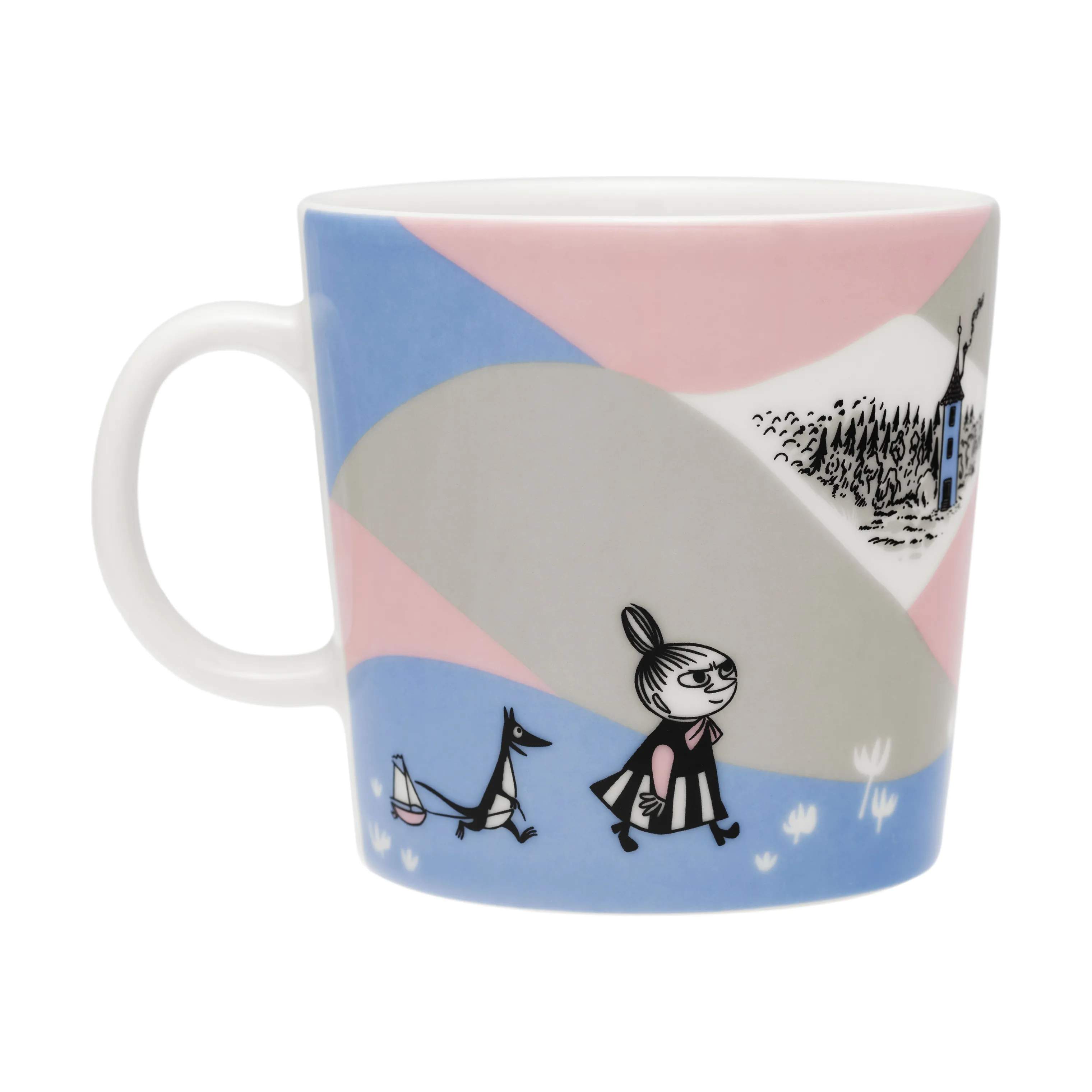 Moomin Arabia Krus og kopper med hank Krus - Endelig Hjemme i Multifarvet, 2