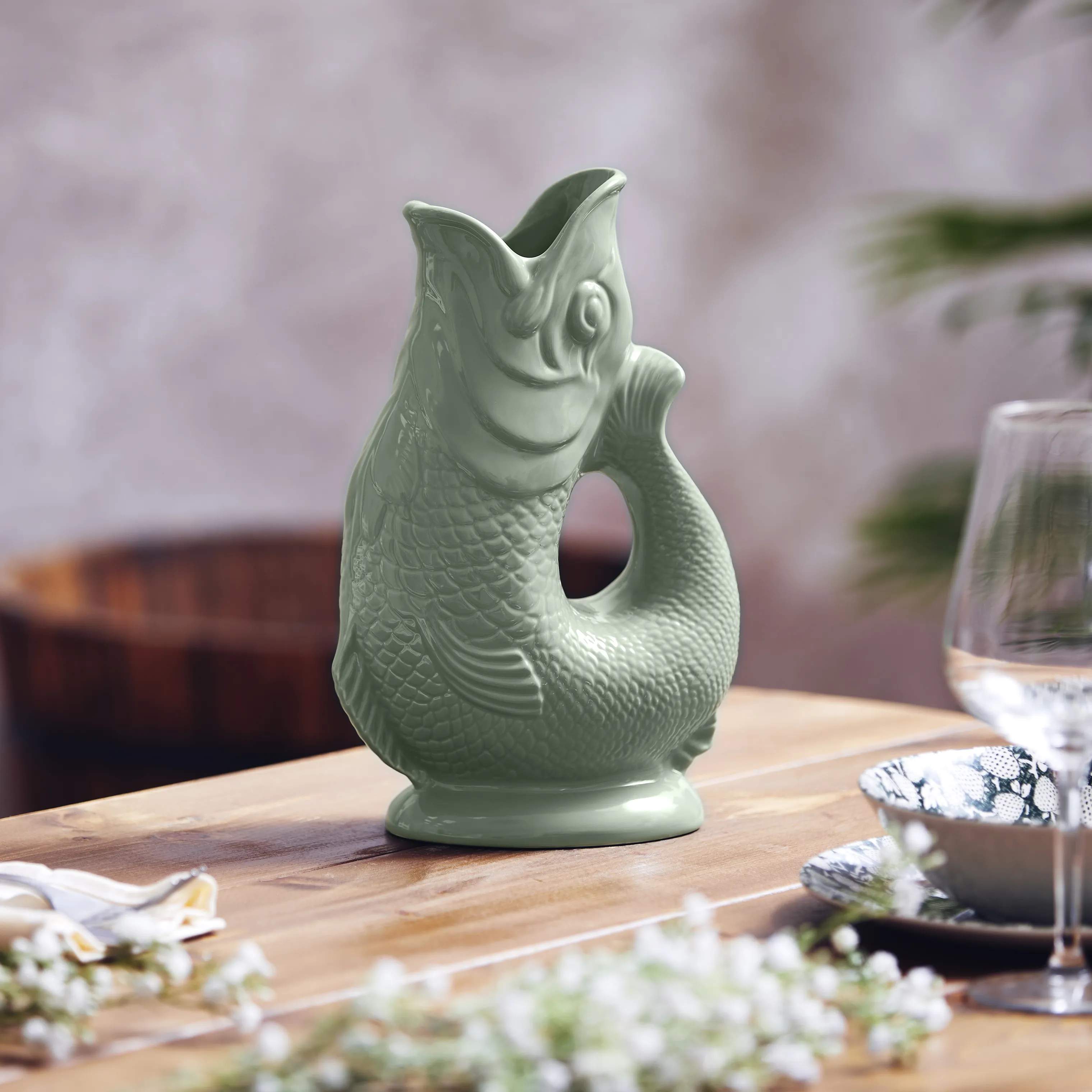 Wade Serveringskander Gurgle Gluggle Kande i Lysgrøn, 1.2 L, 4