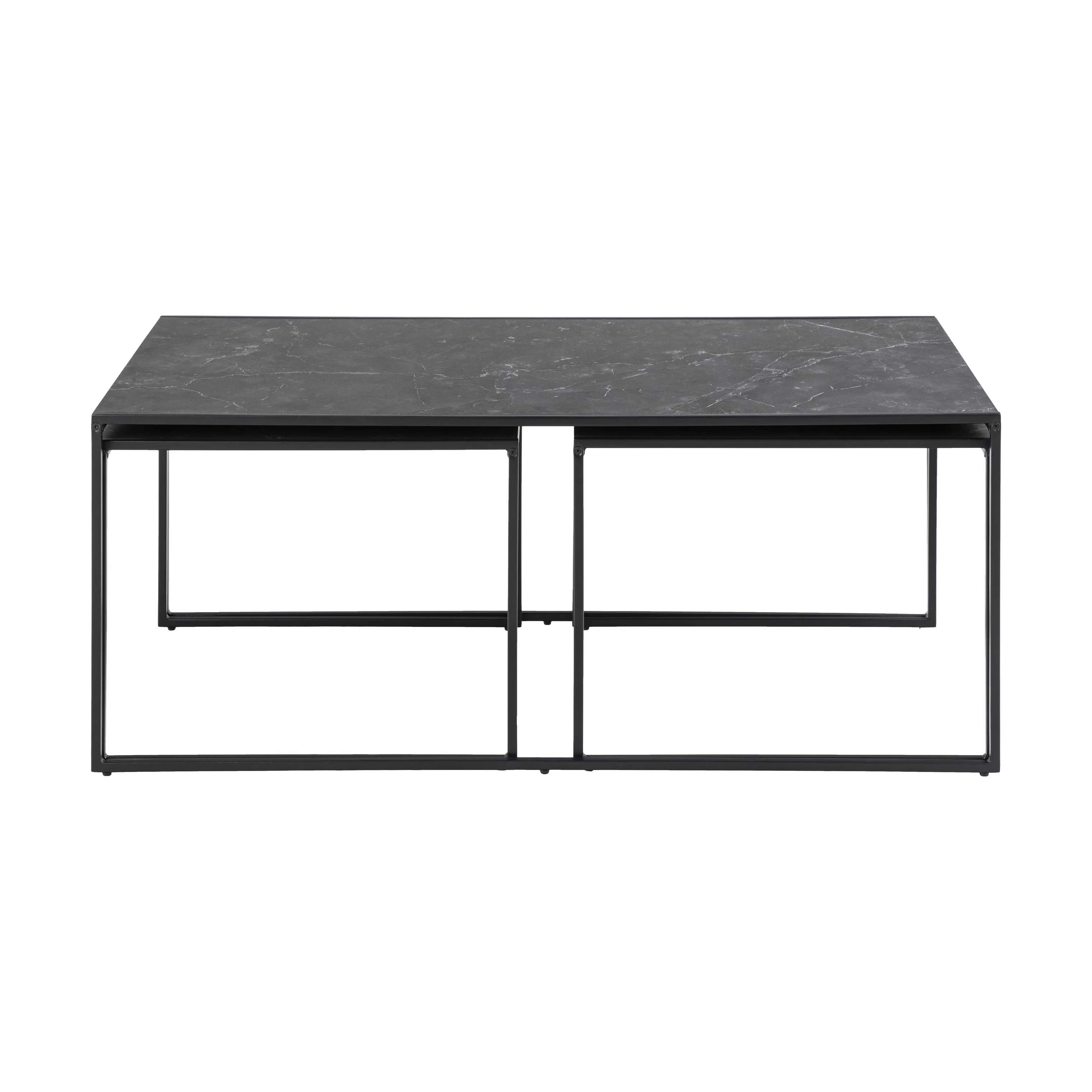 CASA Living Sofaborde Infinity Sofabord - 3 dele i Sort, 4