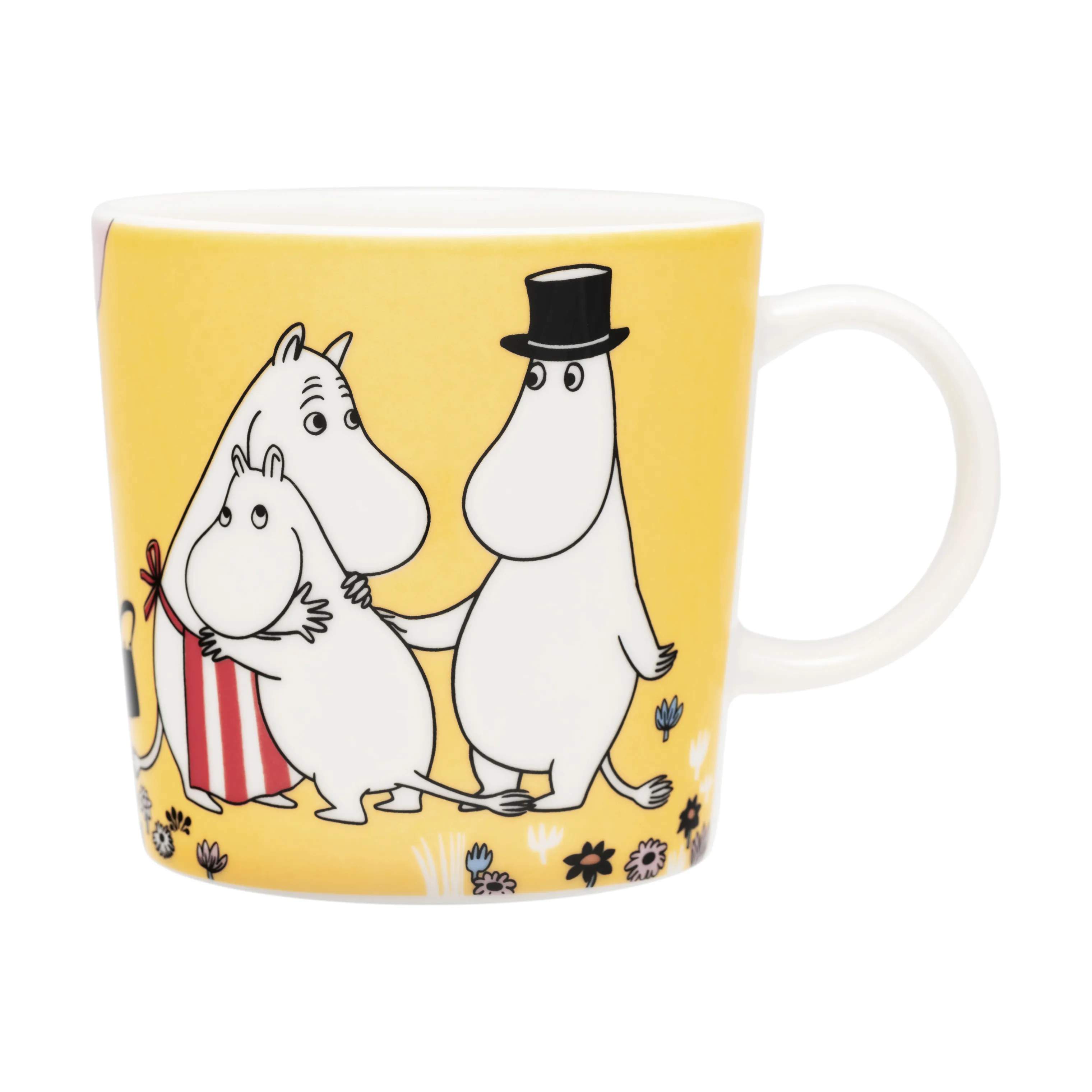 Moomin Arabia Krus og kopper med hank Mumi Arabia Krus - Familietid i Familietid, 30 cl, 4