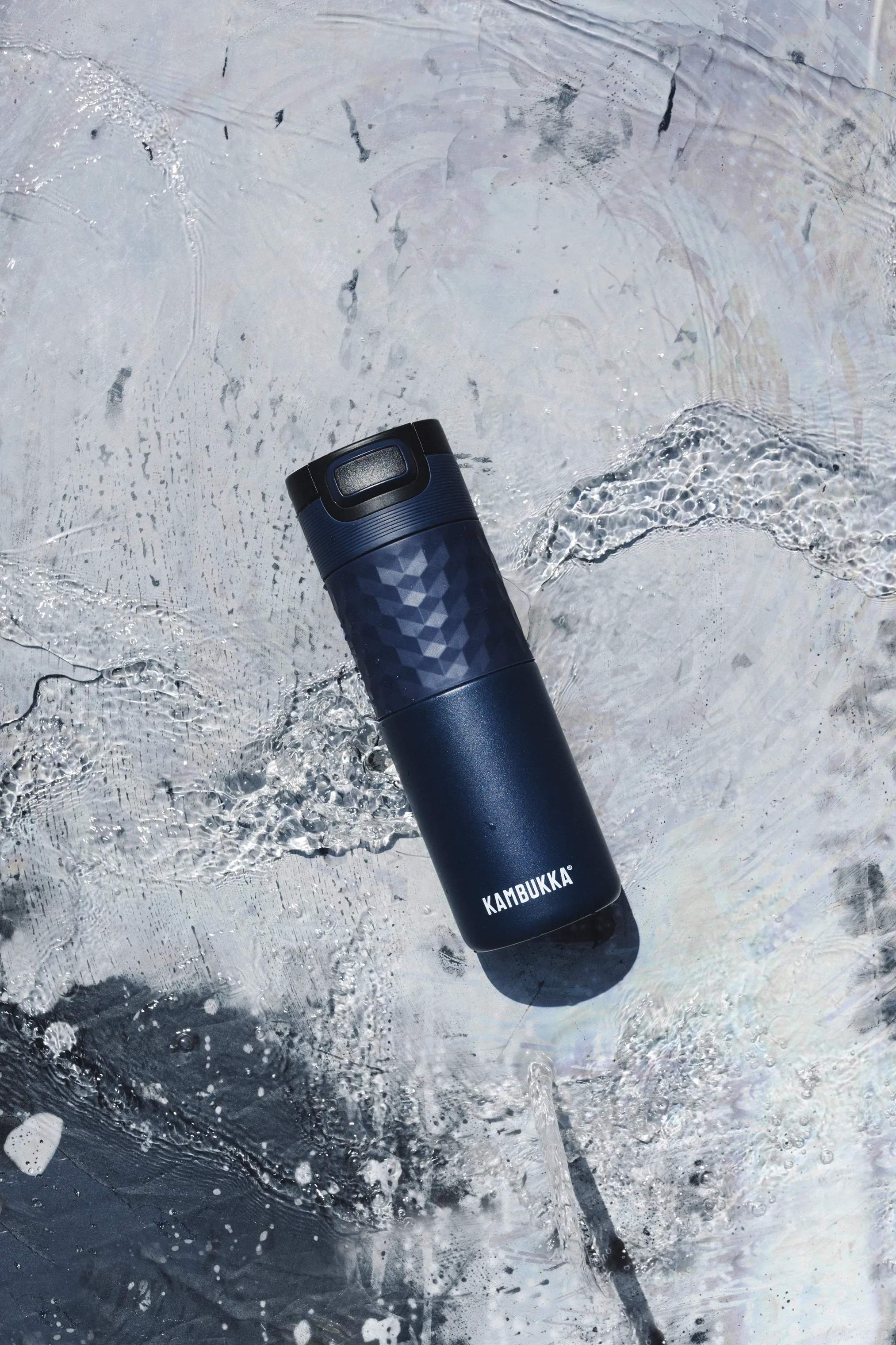Kambukka Termoflasker Etna Grip Termoflaske i Denim Blue, 5