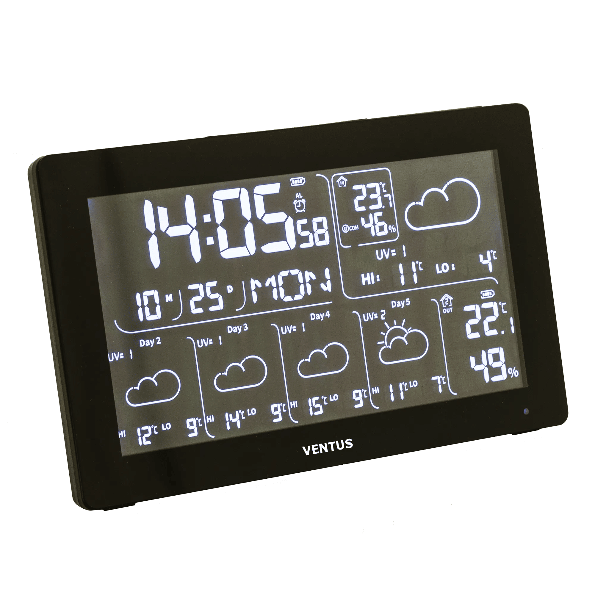 Ventus Vejrstationer Vejrstation i Sort, 1