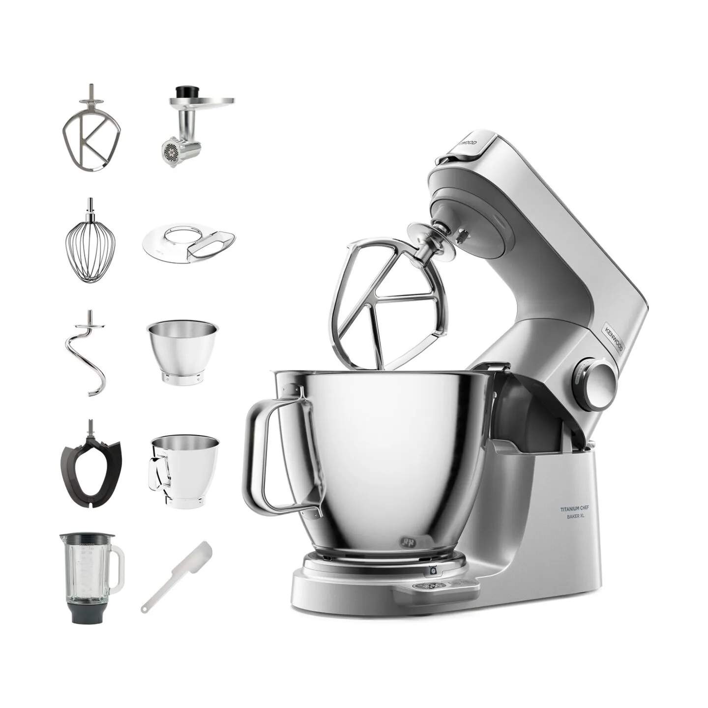 Kenwood Røremaskiner Chef Køkkenmaskine KVL85.224 i Sølvfarvet, 1