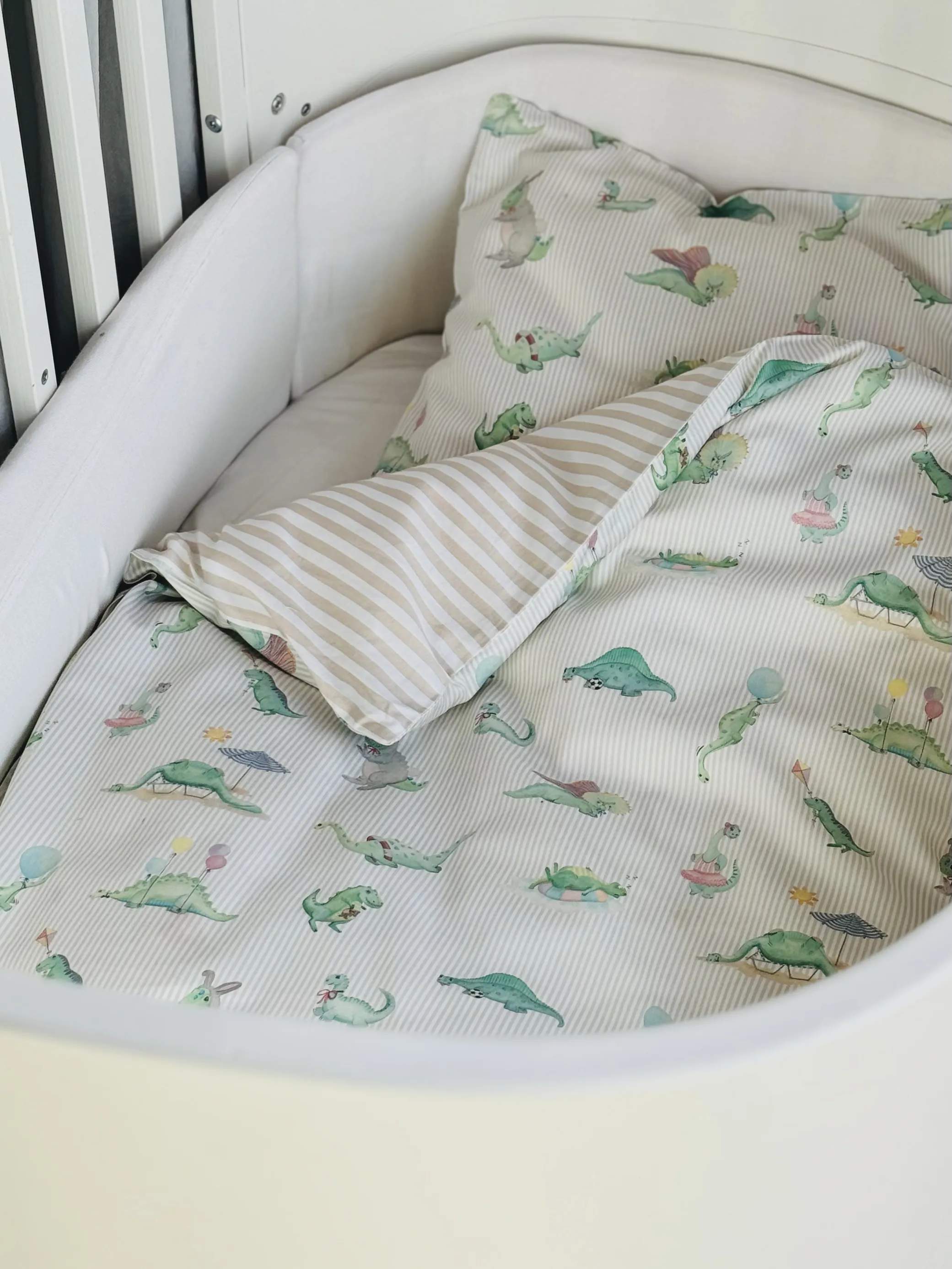 Quilts of Denmark Juniorsengetøj Dino Junior Sengetøj i Multifarvet, 2