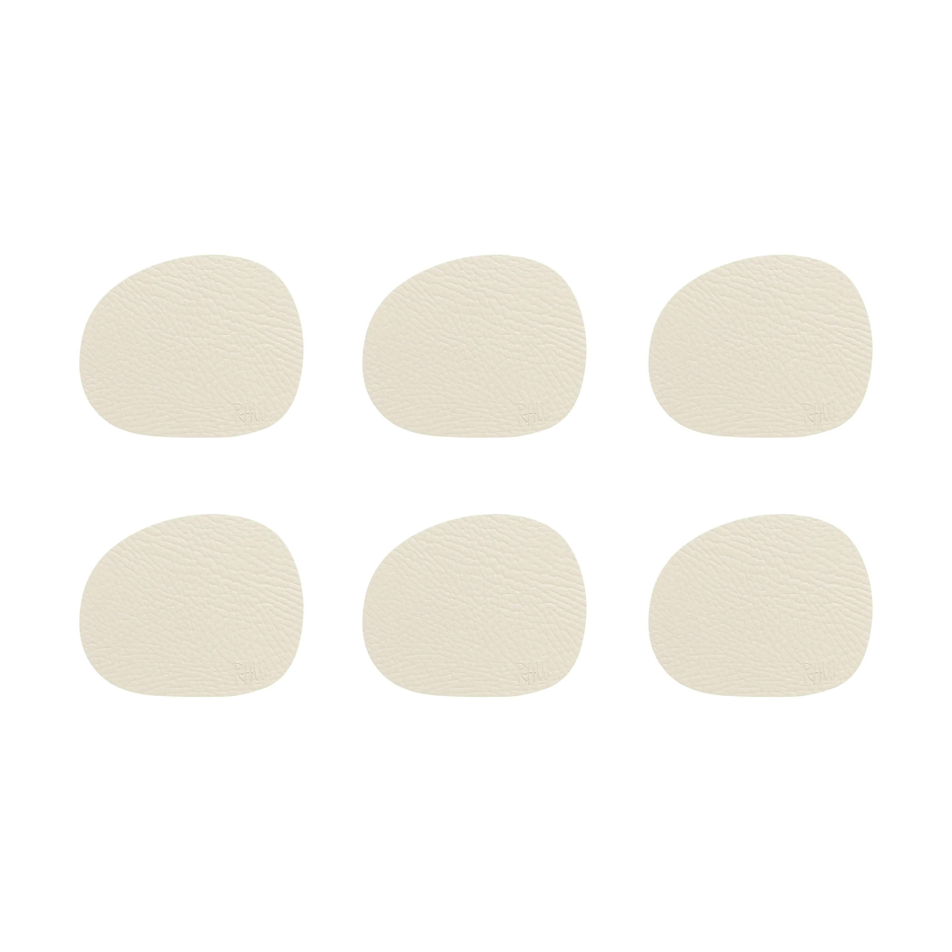 RAW by Aida Glasbrikker og coasters Buffalo Coaster - 6 stk. i Warm nude, 1