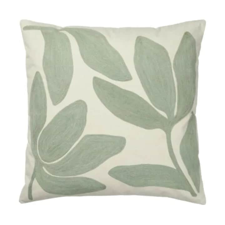 Broste Copenhagen Pyntepudebetræk Herbert Pudebetræk i Sage Green/Natural, 1