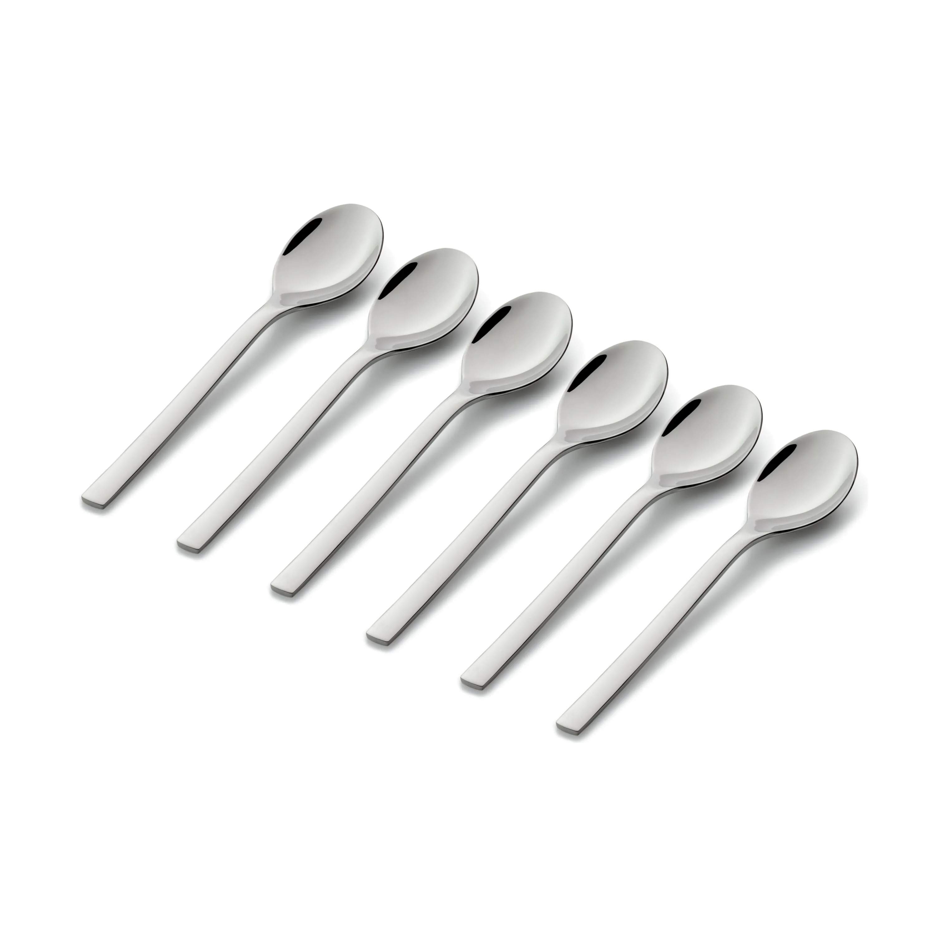 WMF Kaffe- og teskeer Nuova Teske - 6 stk. i Sølvfarvet, 3