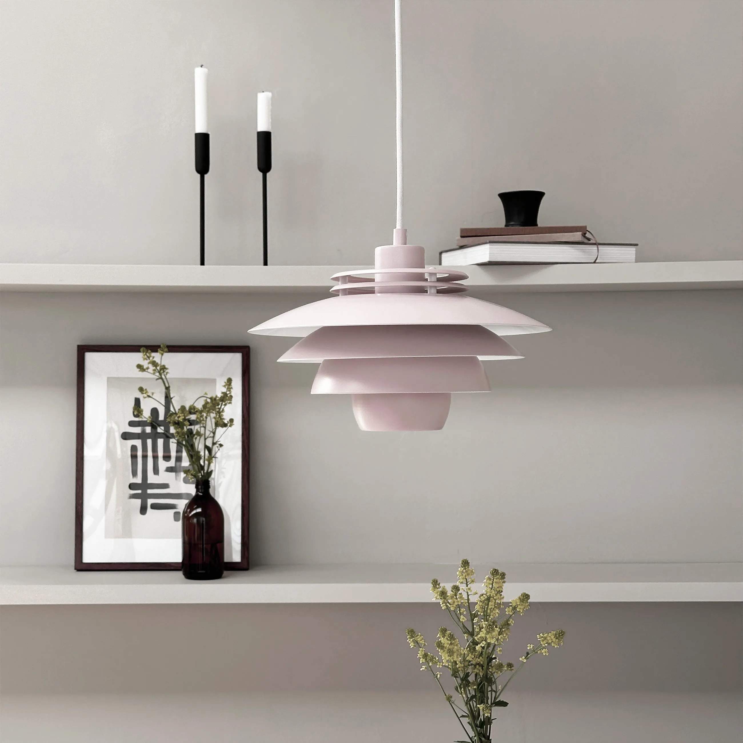 Dyberg Larsen Pendler Ejka Pendel i Rosa, 30 cm, 2
