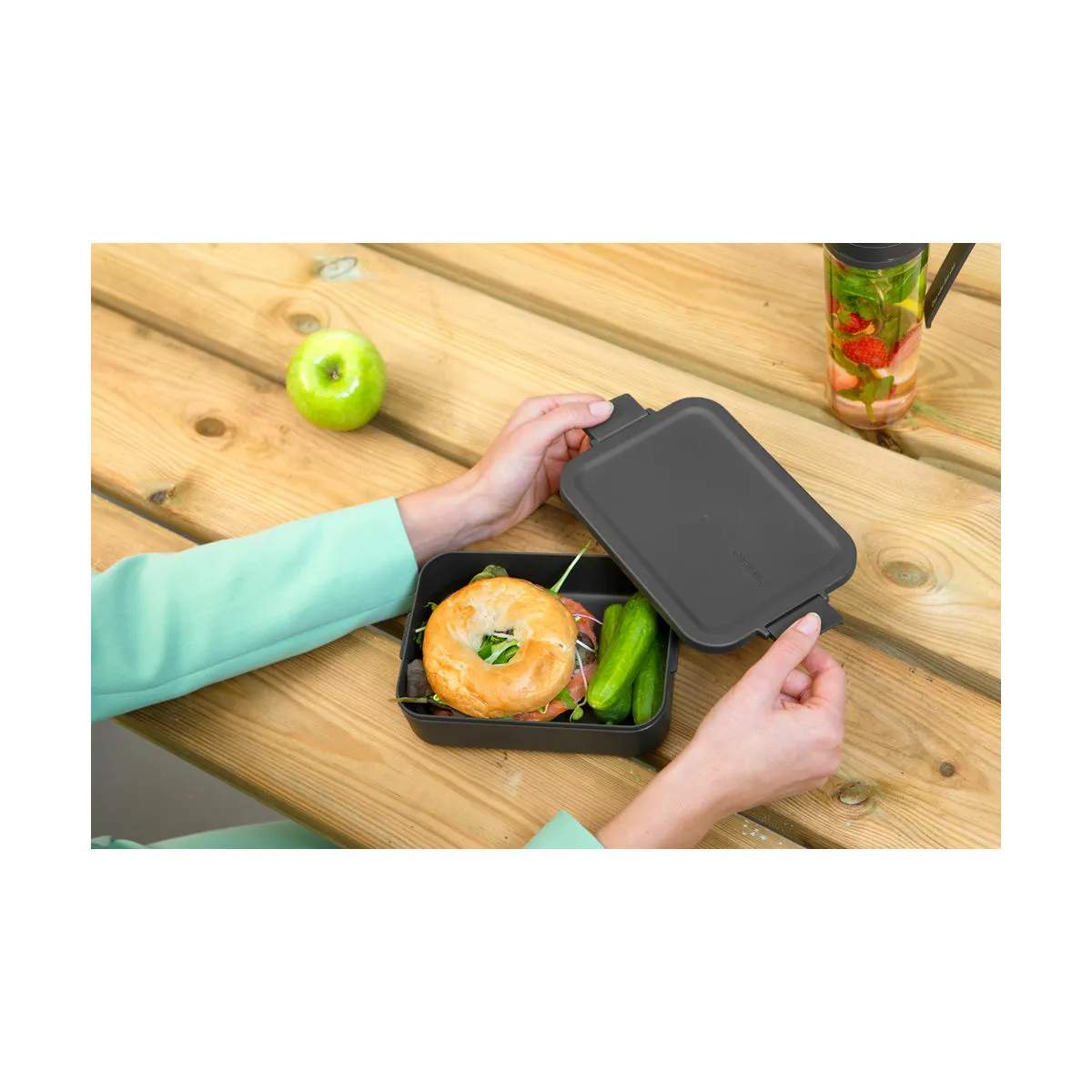 Brabantia Madkasser Make & Take Madkasse i Dark grey , 1.1 L, 4
