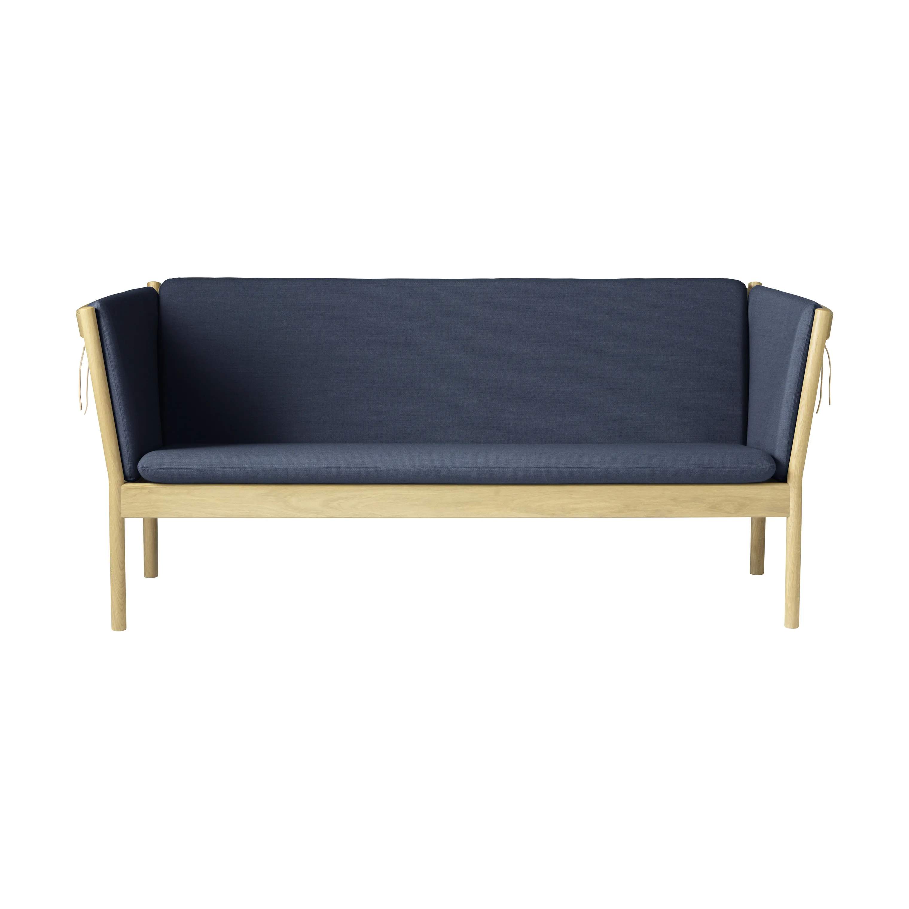J149 Sofa, mørkeblå/natur, large