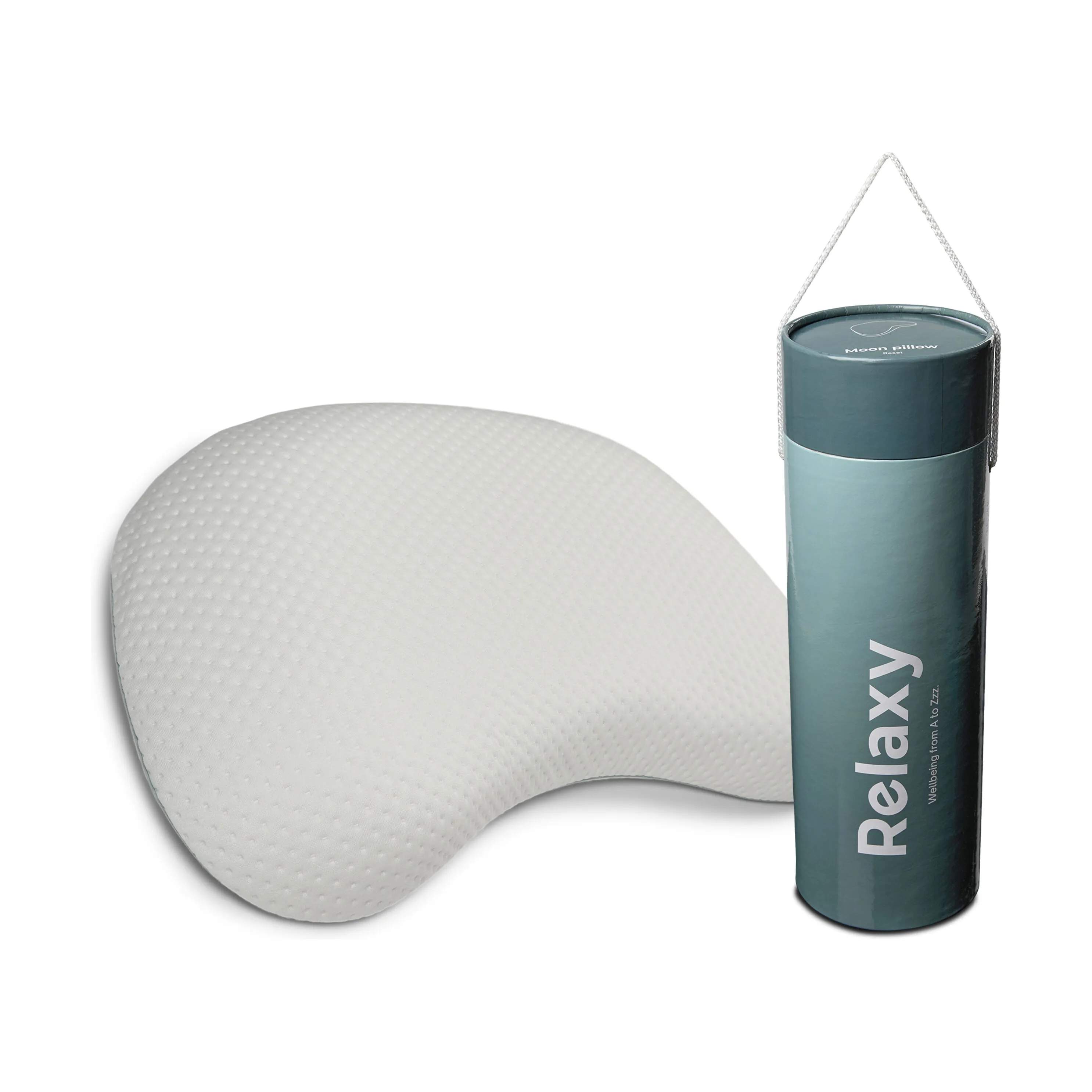 Relaxy Hovedpuder Moon Memoryfoam Hovedpude i Hvid, 3