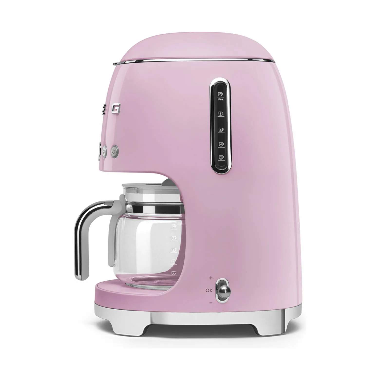 Smeg Kaffemaskiner 50's Style Kaffemaskine DCF02PKEU i Pink, 3