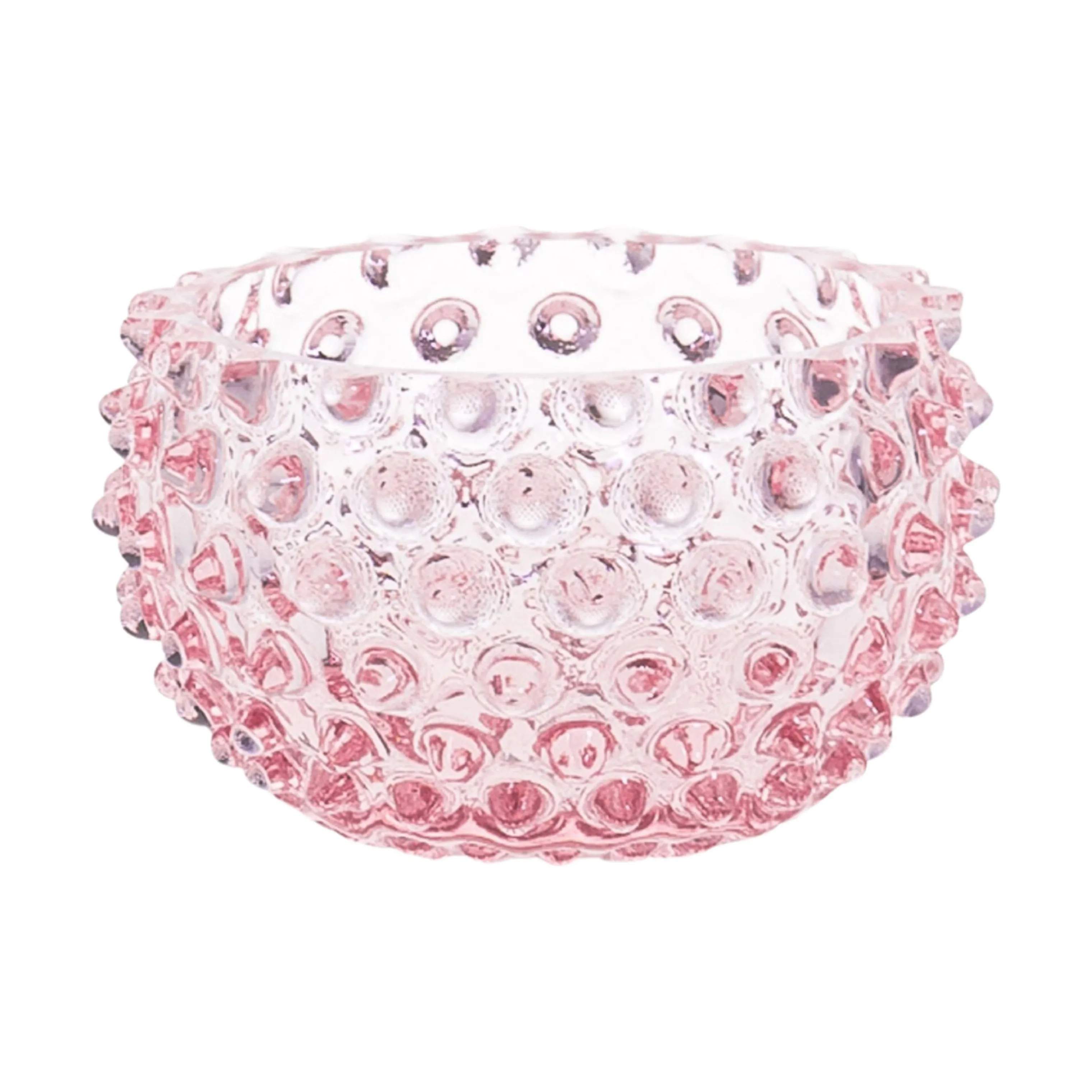 Hobnail Tapasskål, rosa, large