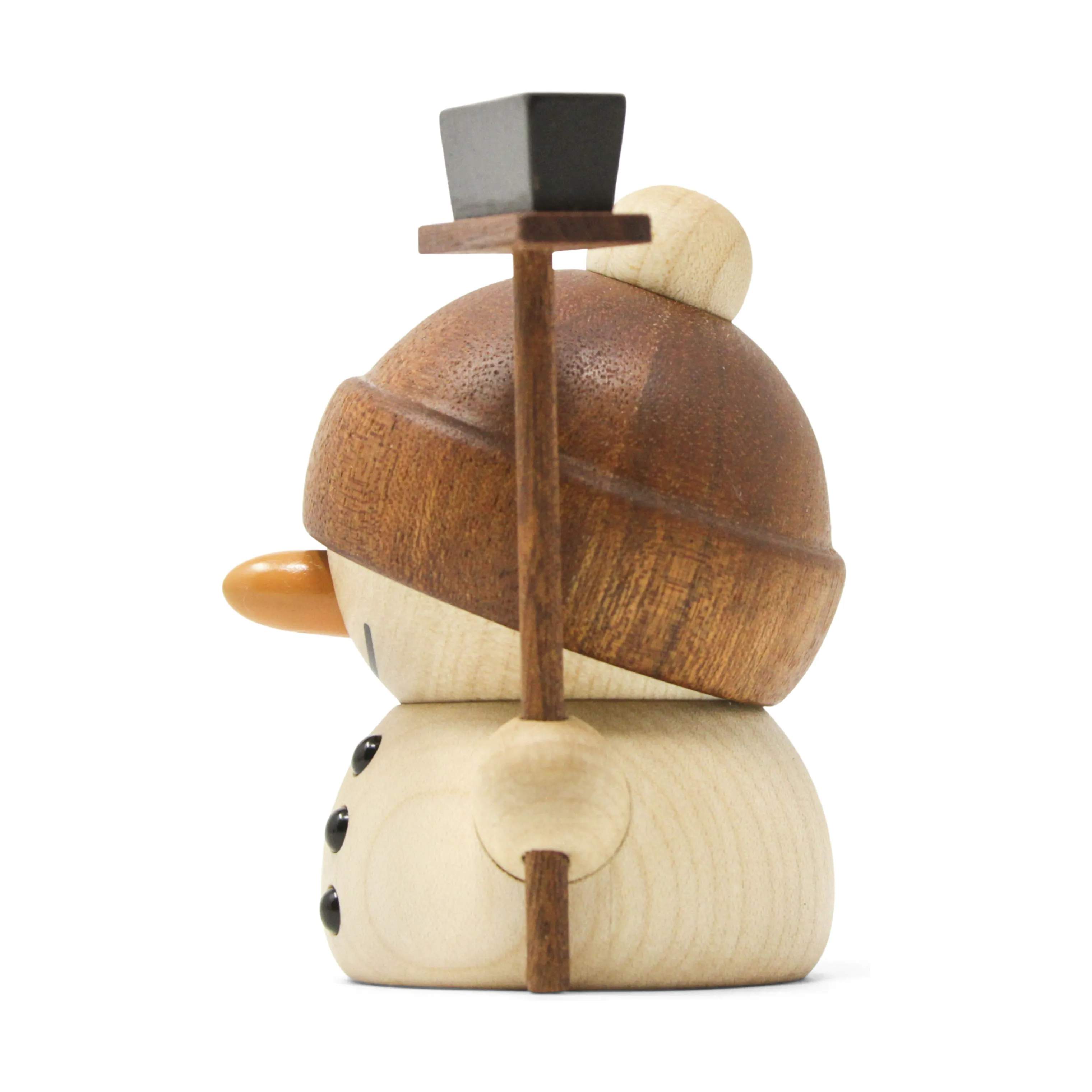 FableWood Julefigurer Snowman - Flurry i Ahorn/sapele, 2