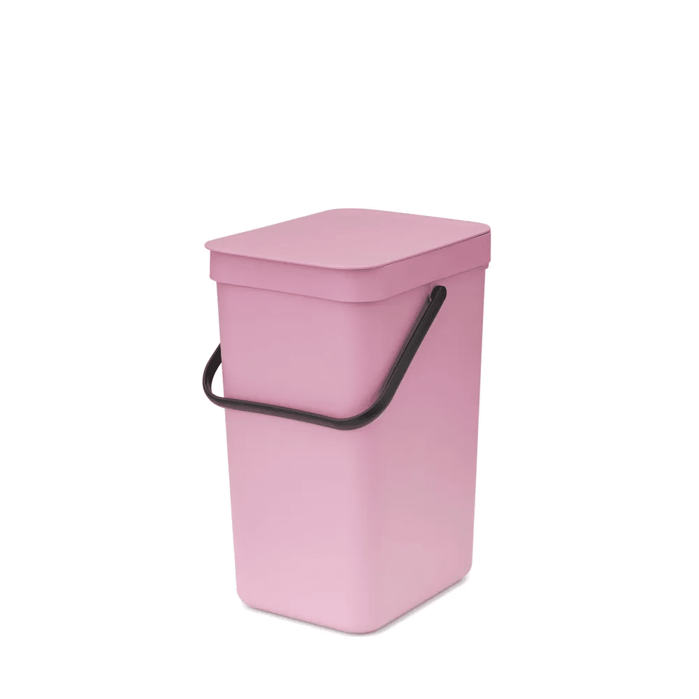 Brabantia Spande uden pedal Sort & Go Affaldsspand i Lilac Pink, 12, 1
