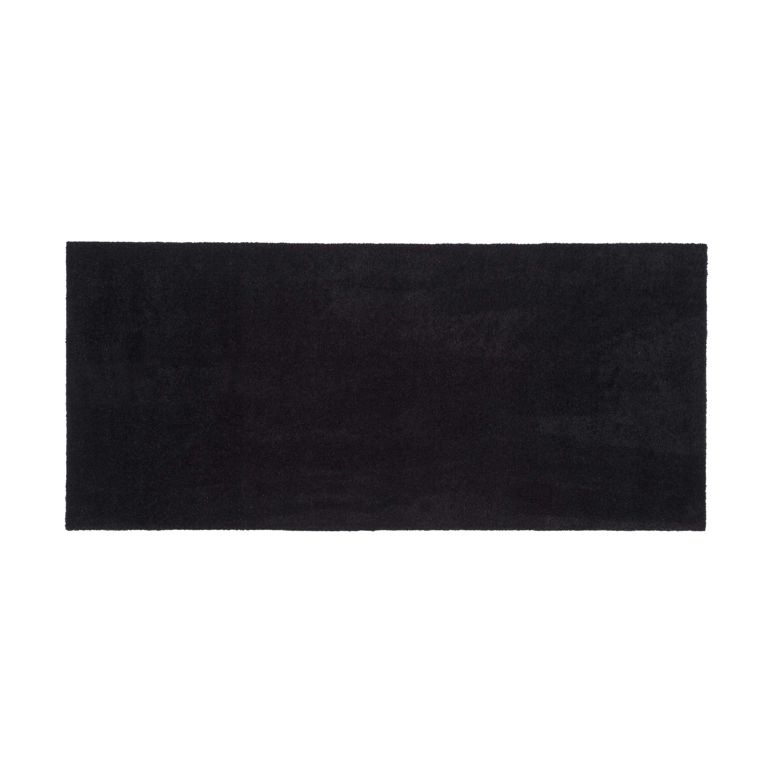 Tica Copenhagen Dørmåtter Uni Color Gulvmåtte i Sort, B67 x L150 cm, 1