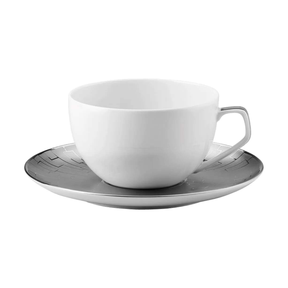Rosenthal Krus og kopper med hank TAC Gropius Kop i Skin Platin, 3