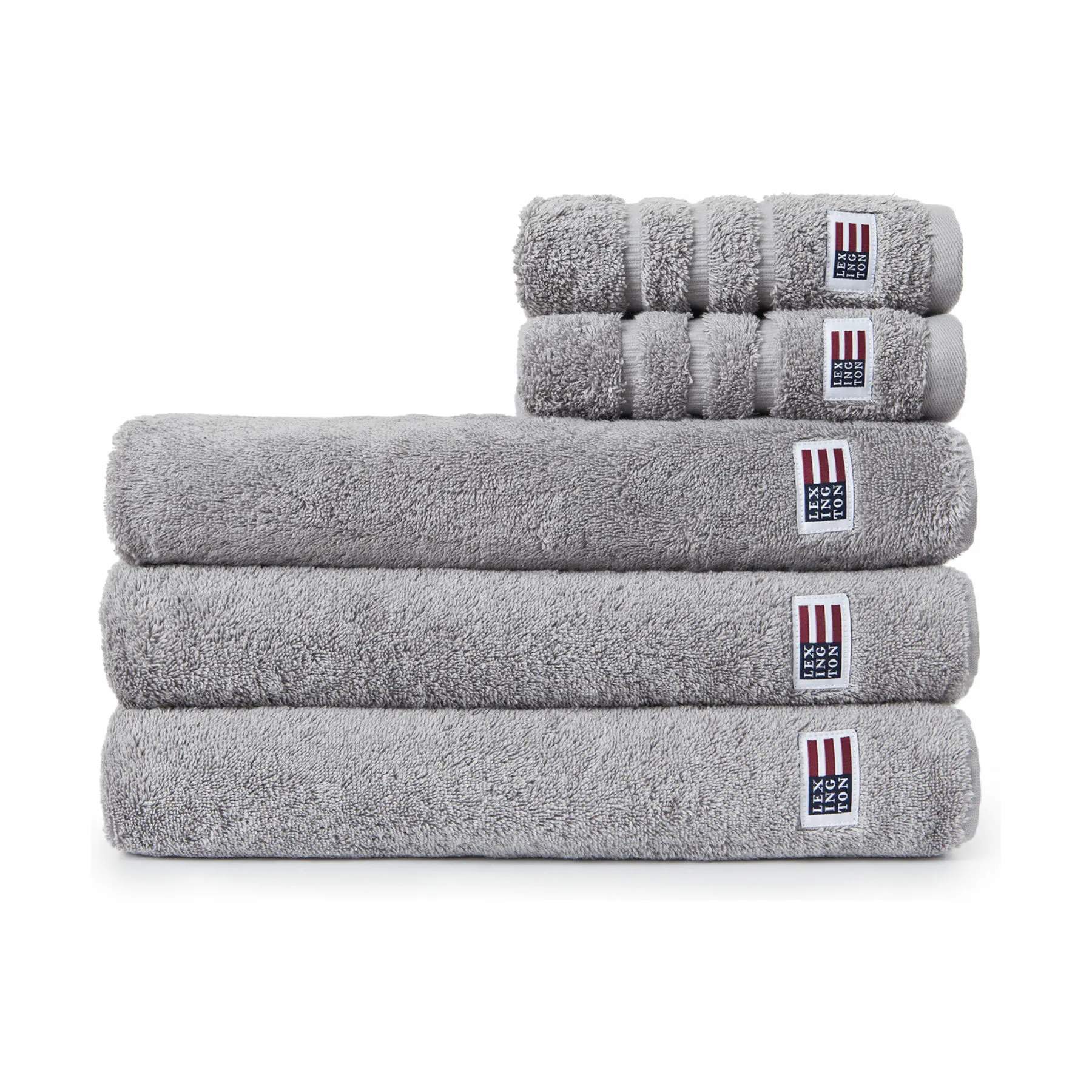 Lexington Håndklæder Icons Original Håndklæde i Gray, B70 x L130 cm, 2