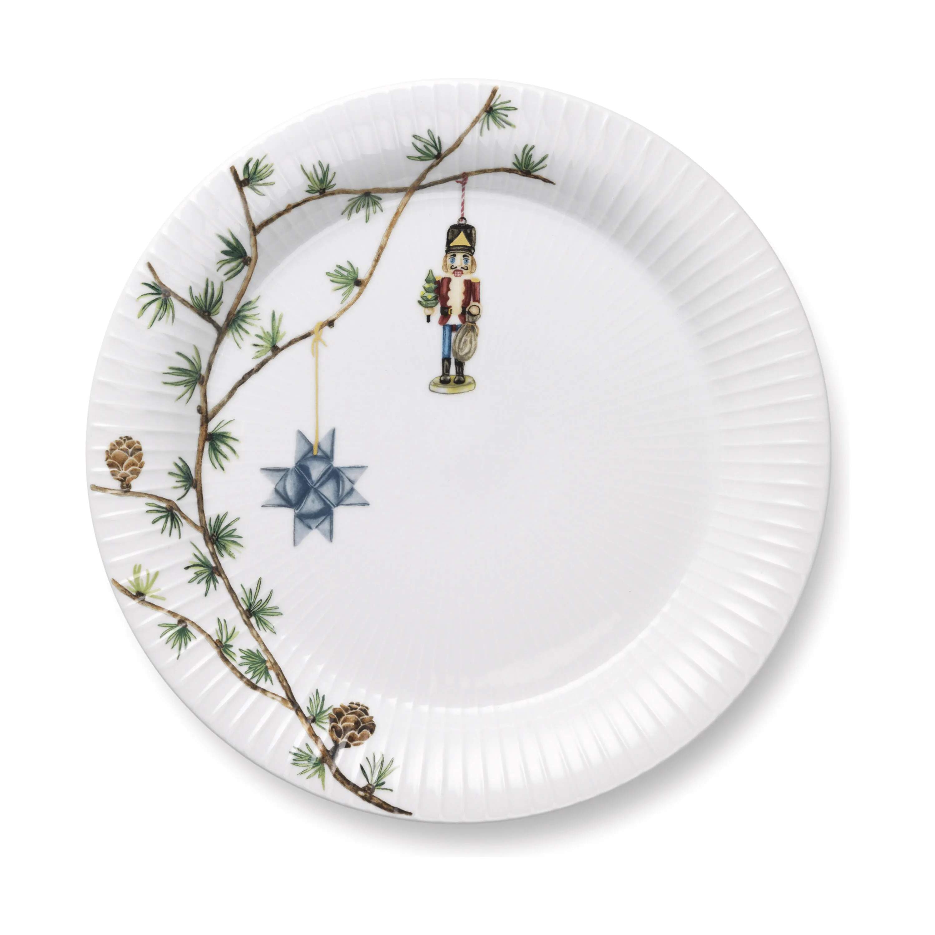 Kähler Middagstallerkener Hammershøi Jul Middagstallerken i Hvid, 27 cm, 1