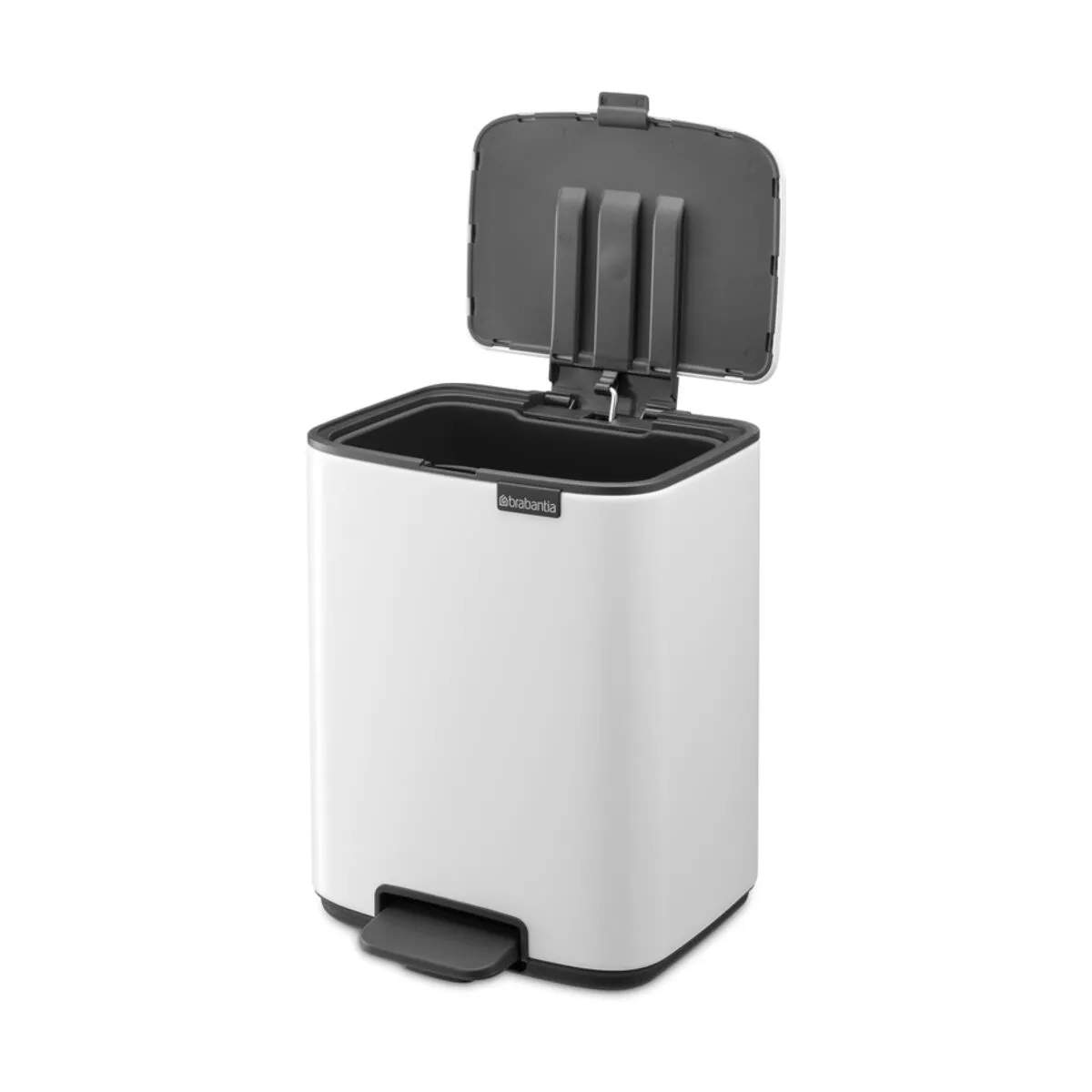 Brabantia Pedalspande Bo Pedalspand i Hvid, 7 L, 6