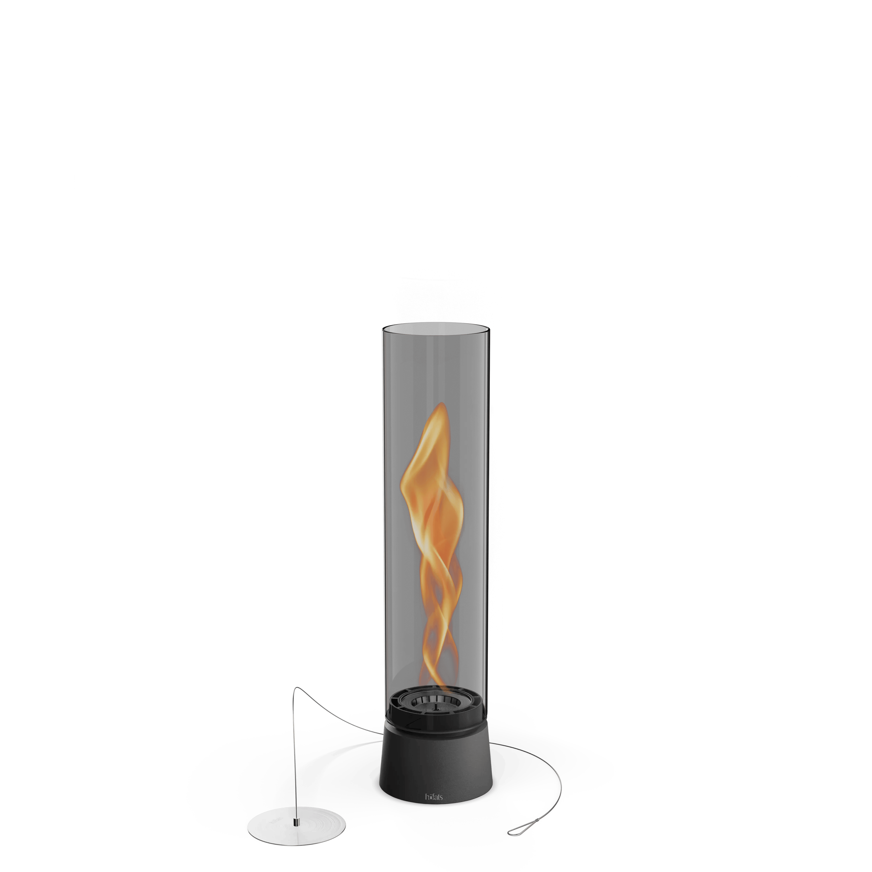 höfats Hurricanes Spin Air 900 Bord Biopejs i Sort, 40,5 cm, 1