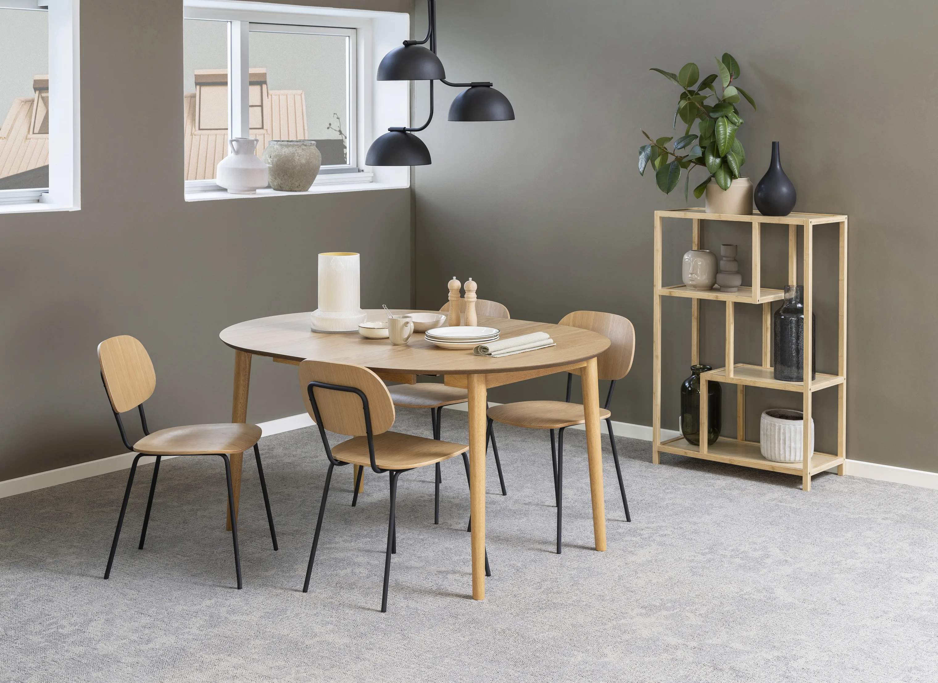 CASA Living Spiseborde Montreux Spisebord i Natur, 3