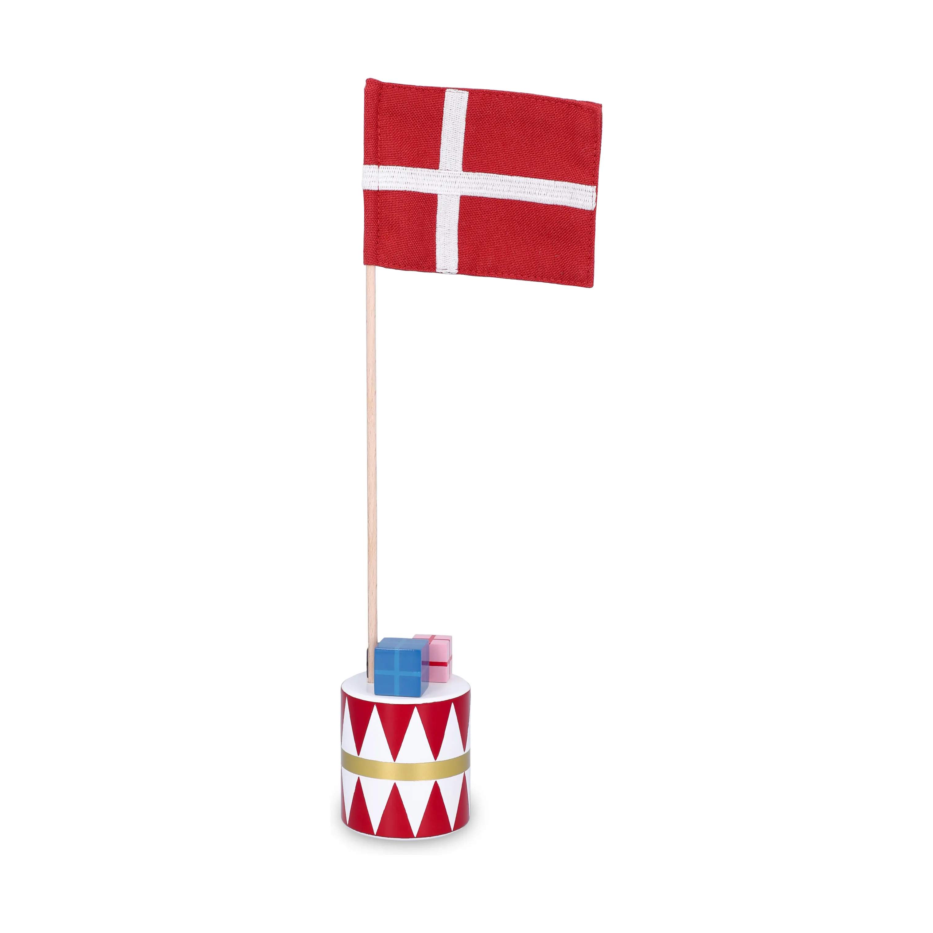 Kay Bojesen Bordflag Figurines Bordflag i Rød/Hvid, 4