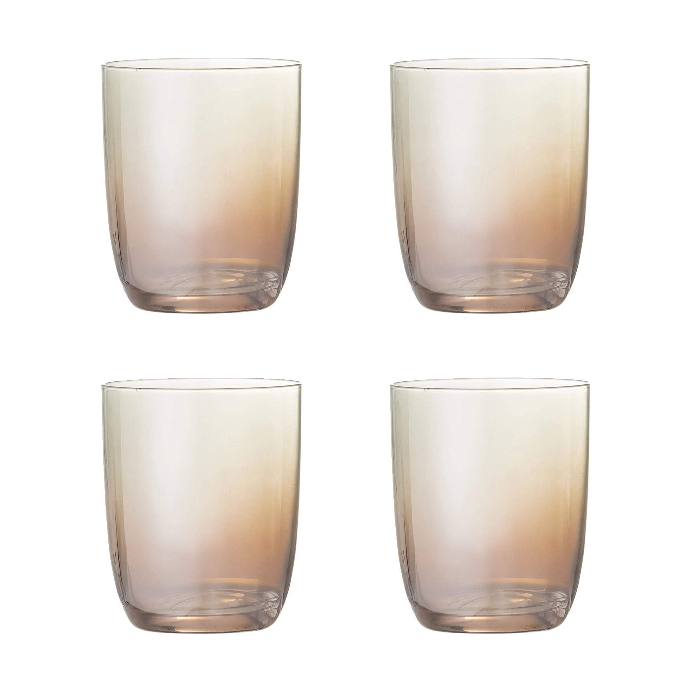 Bloomingville Vandglas Aston Vandglas - 4 stk. i Bronze, 1
