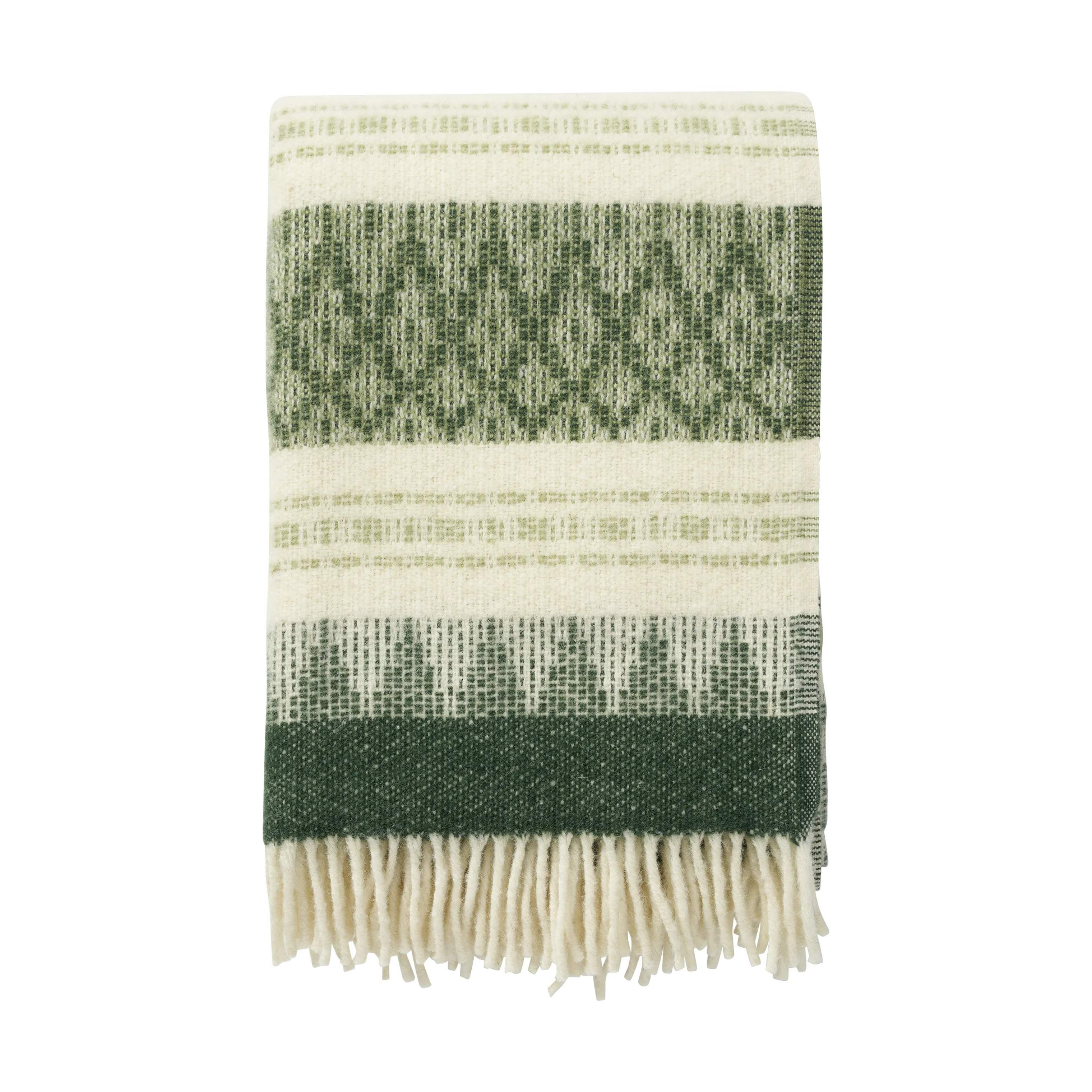 Freja Plaid, wood, large