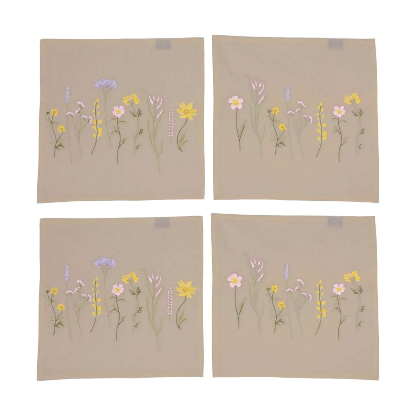 Speedtsberg Stofservietter Stofserviet - 4 stk. i Green/mix, 1