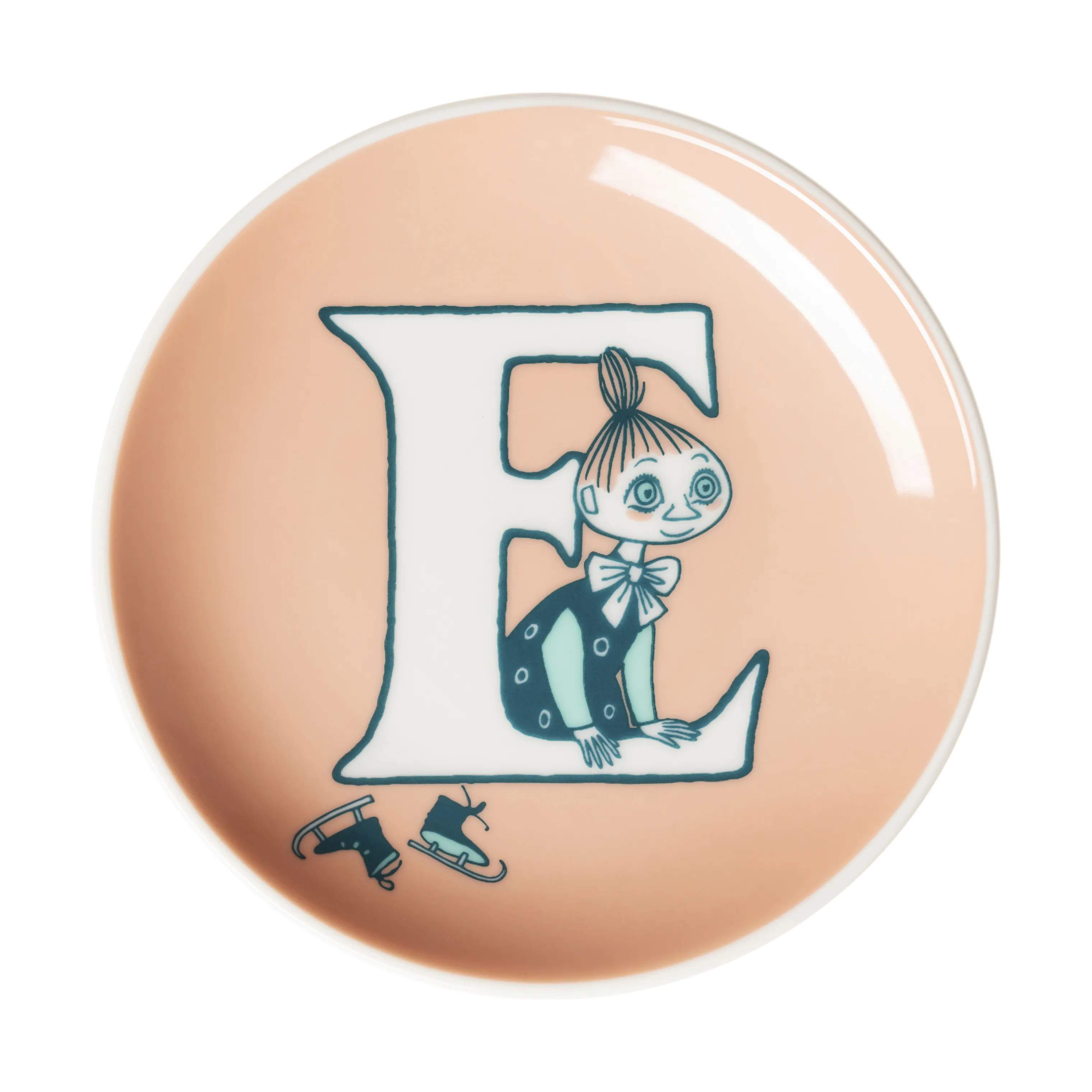 Moomin Arabia Kagetallerkener ABC Tallerken - E i e, 1