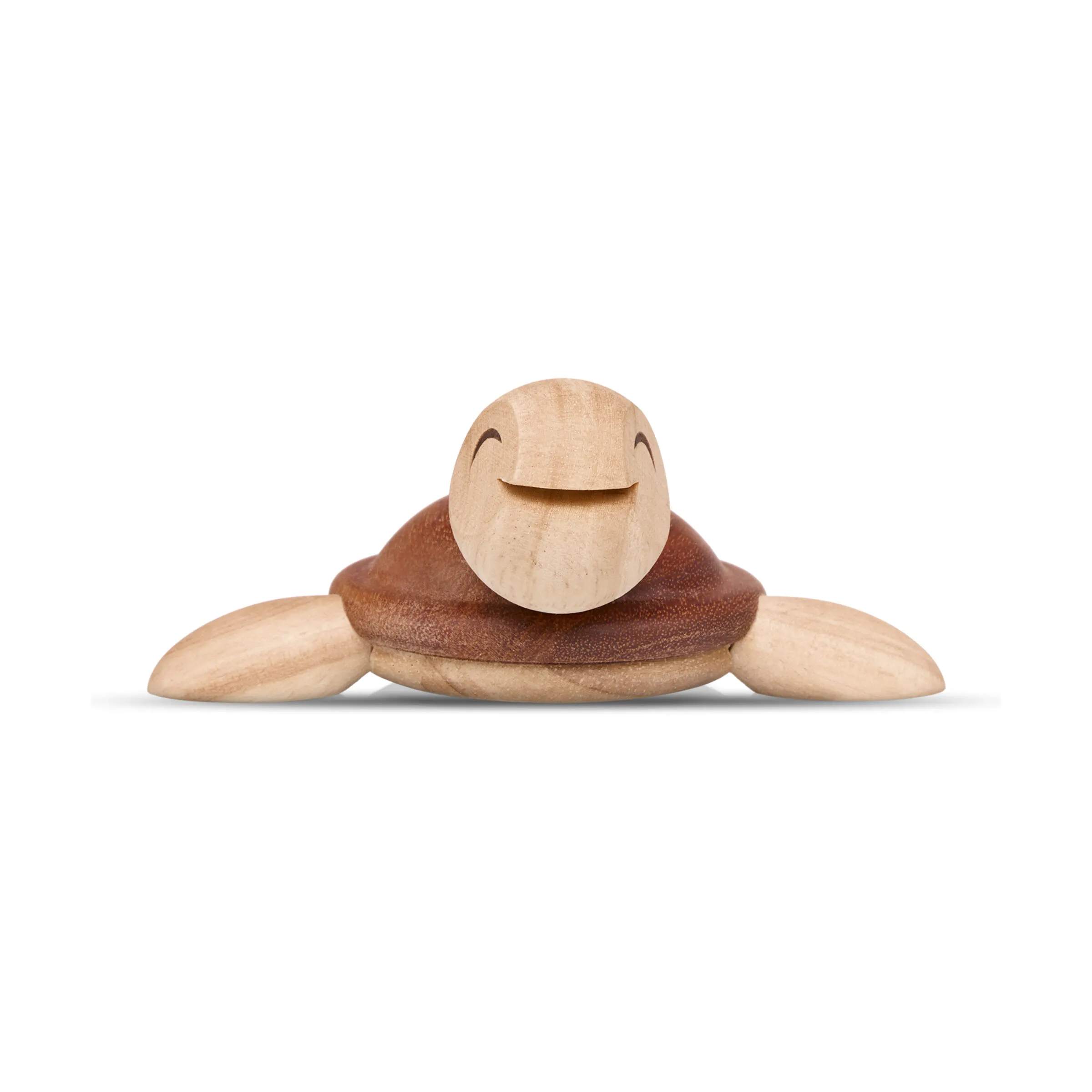 FableWood Dyrefigurer Under the Sea Skildpadde - Louise i 4 cm, 4