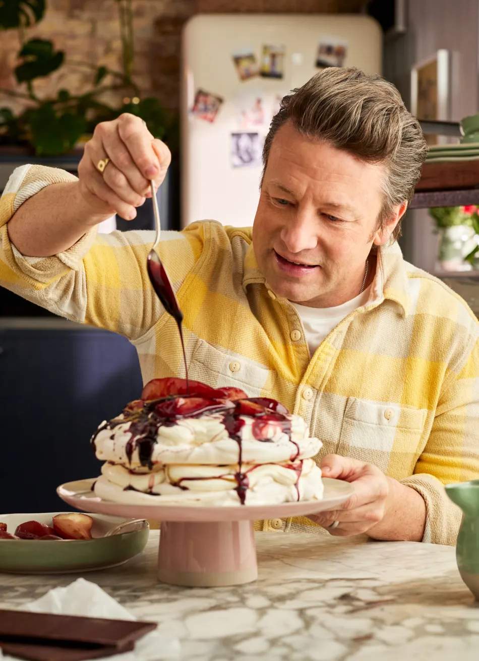 Jamie Oliver Lagkagefade Big Love Kageopsats i Lyserød, 3