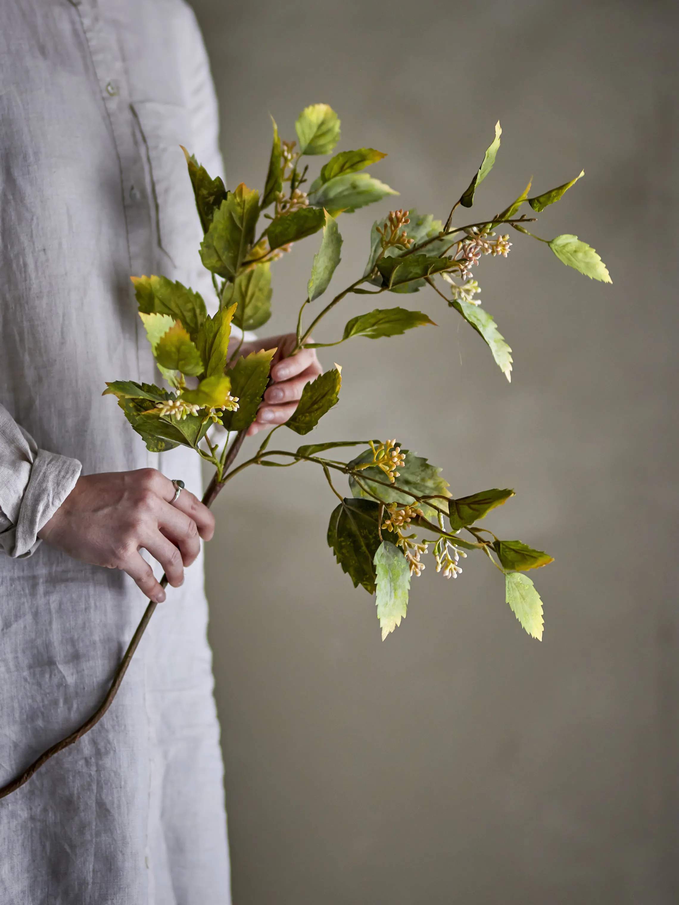 Bloomingville Kunstige blomster Kunstig blomst - Eucalyptus stilk i 91,5 cm, 4