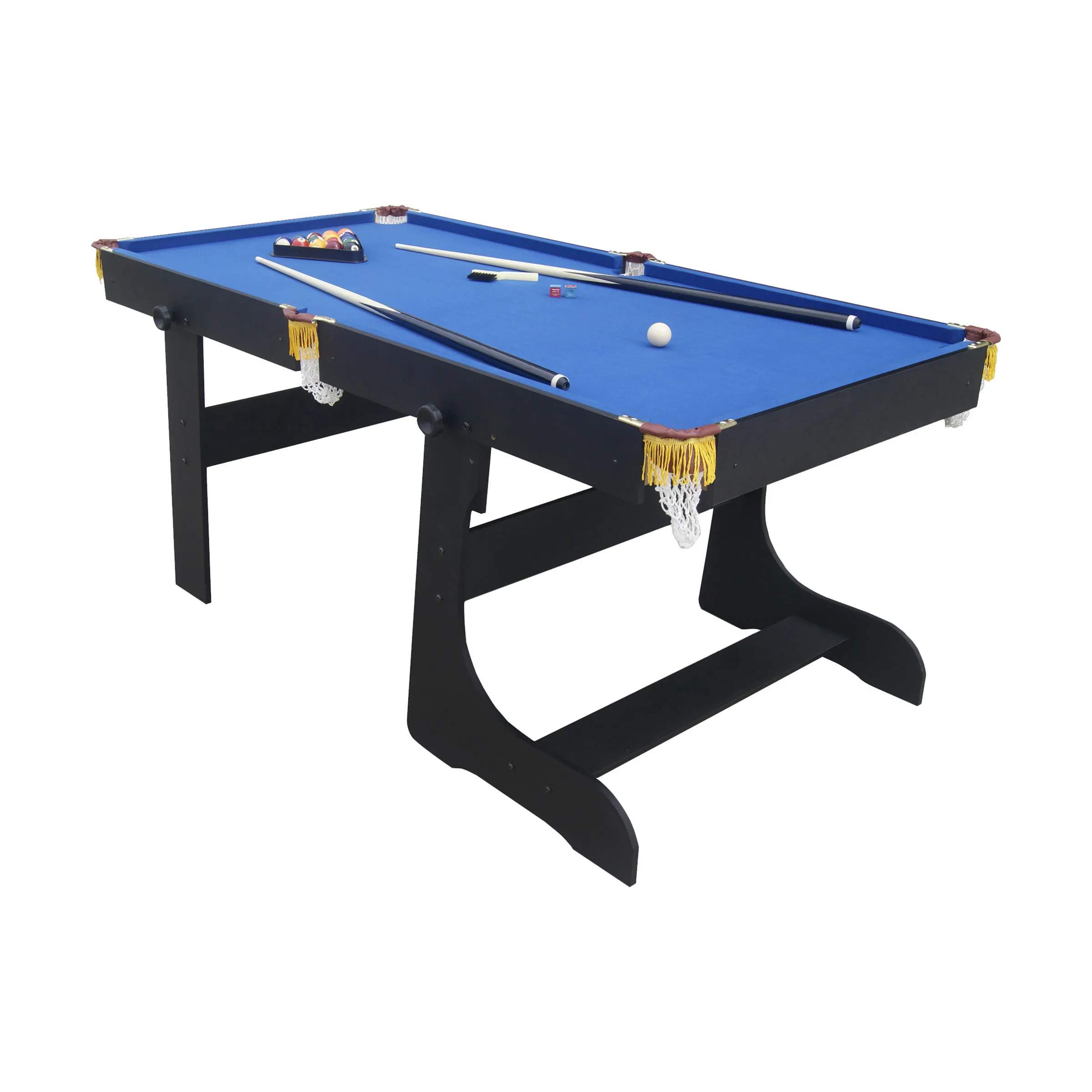 Poolbord, sort/blå, large